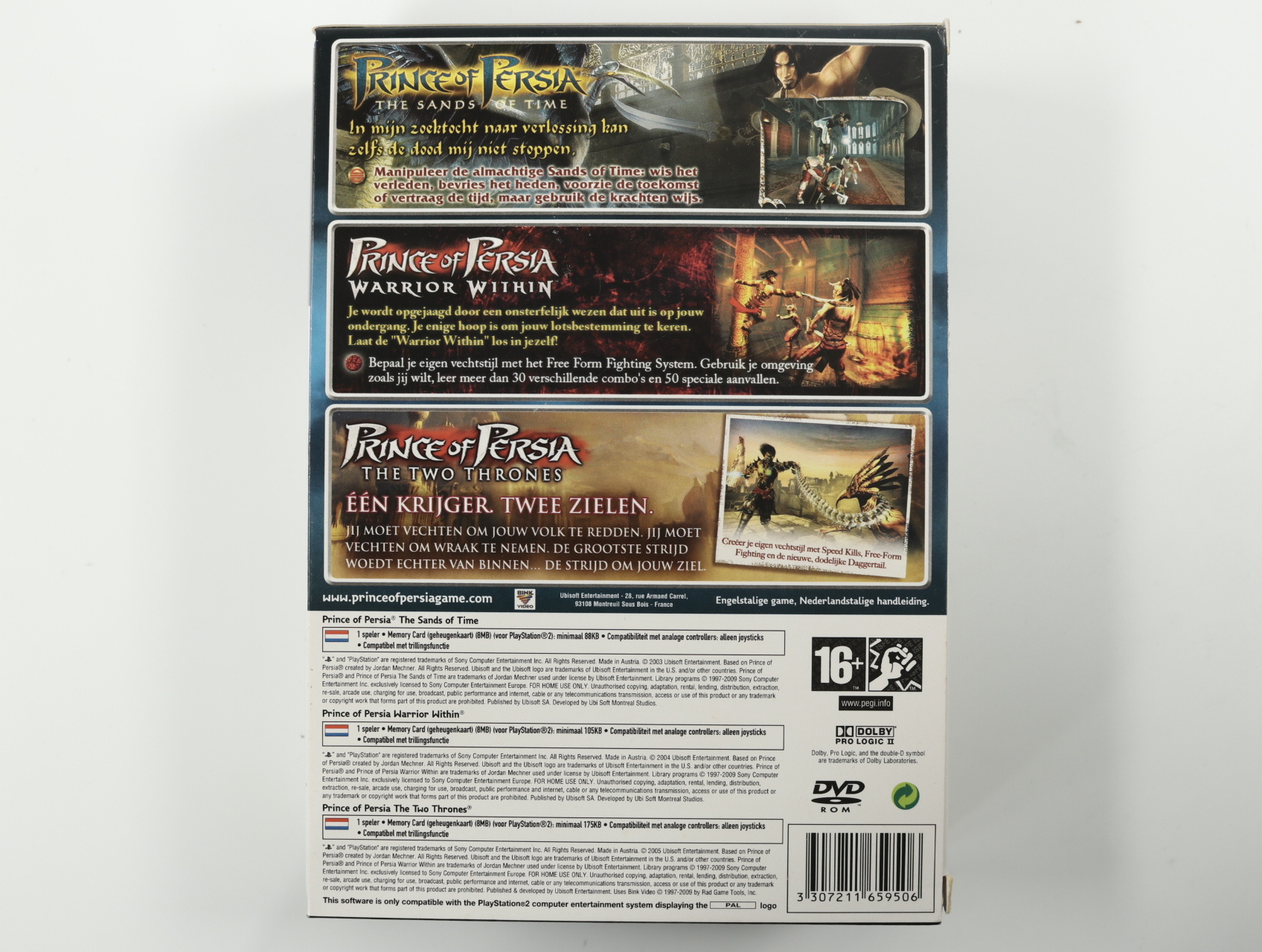 PlayStation 2 - Prince of Persia Trilogy [Limited Edition] - productfoto 2