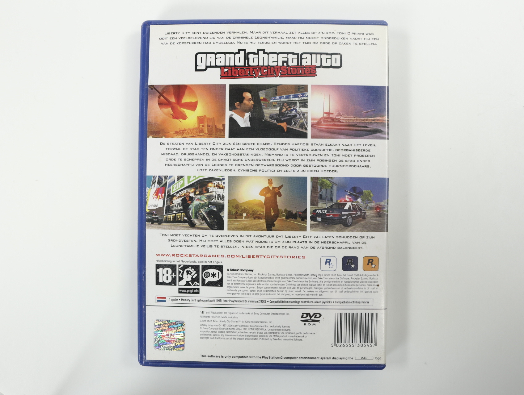 PlayStation 2 - Grand Theft Auto: Liberty City Stories - productfoto 2