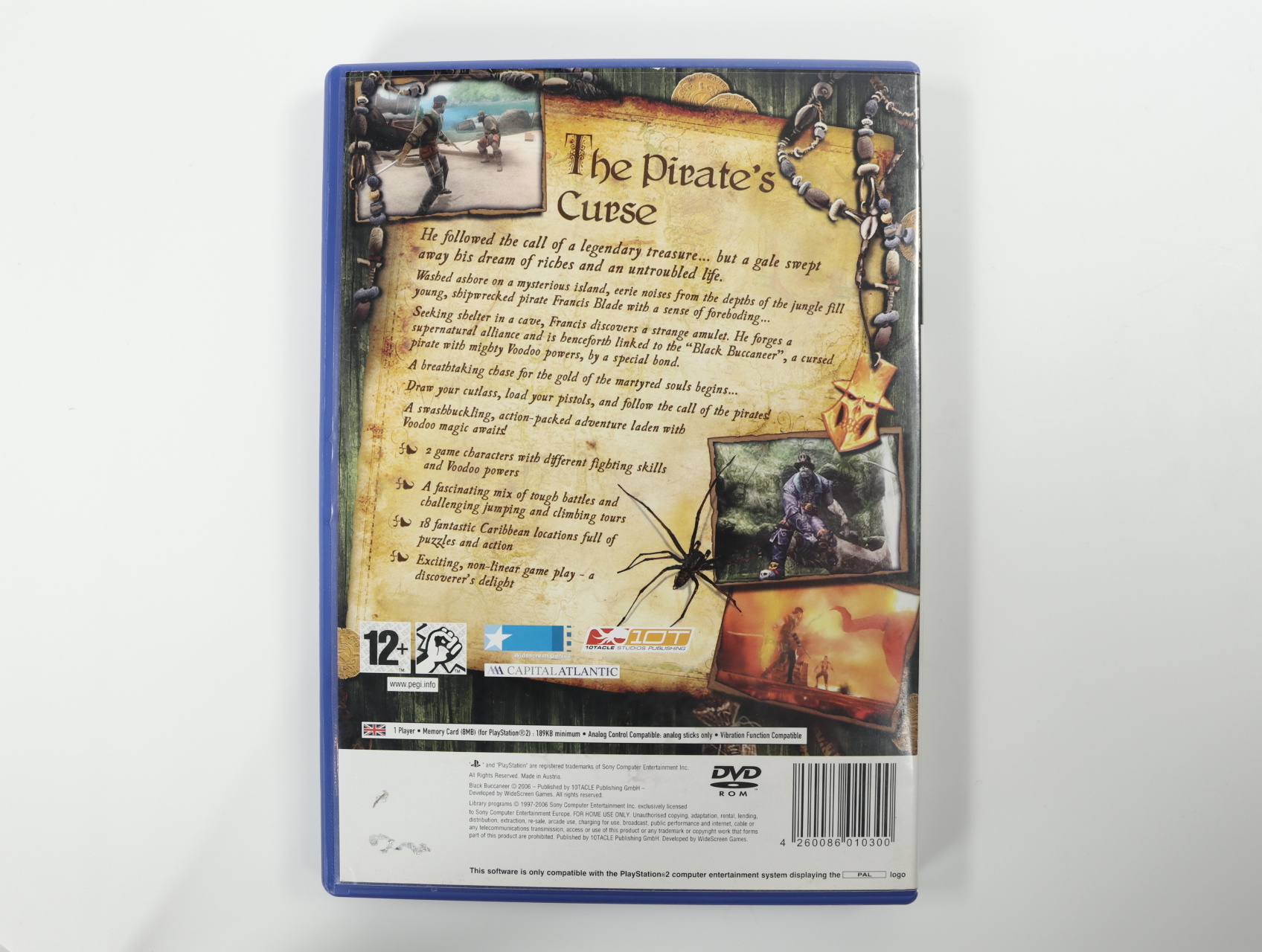 PlayStation 2 - Pirates: Legend of the Black Buccaneer - productfoto 2