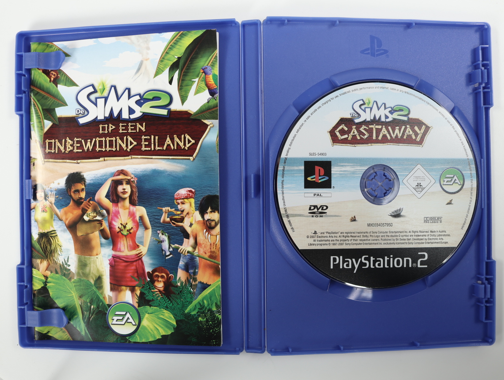 PlayStation 2 - The Sims 2: Castaway - EA Redwood Shores - productfoto 3