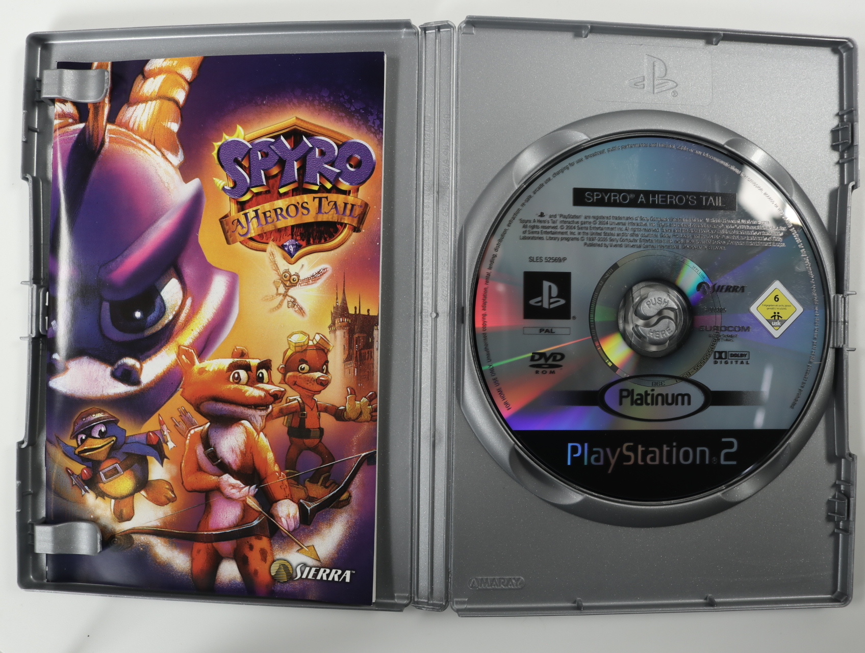 PlayStation 2 - Spyro: A Hero's Tail [Platinum] - productfoto 3