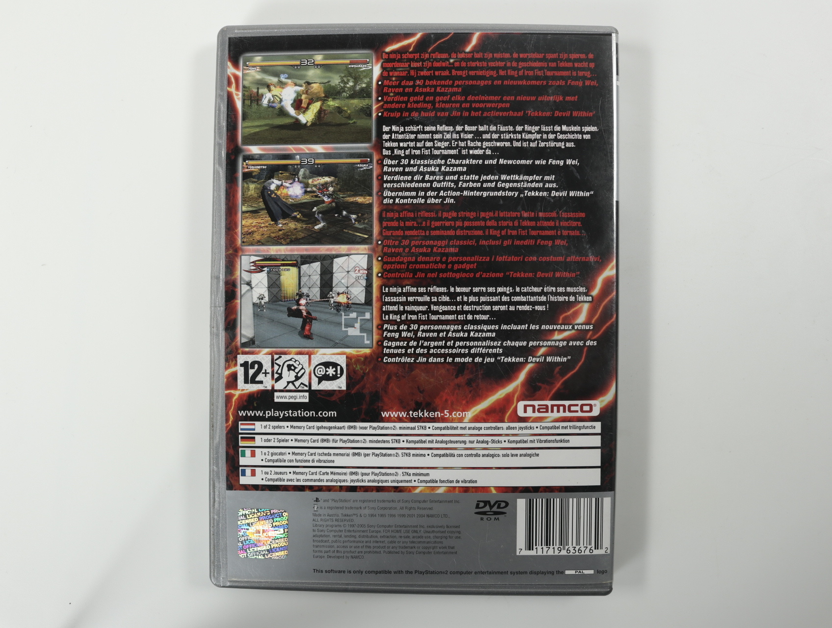 PlayStation 2 - Tekken 5 [Platinum Hits] - productfoto 2