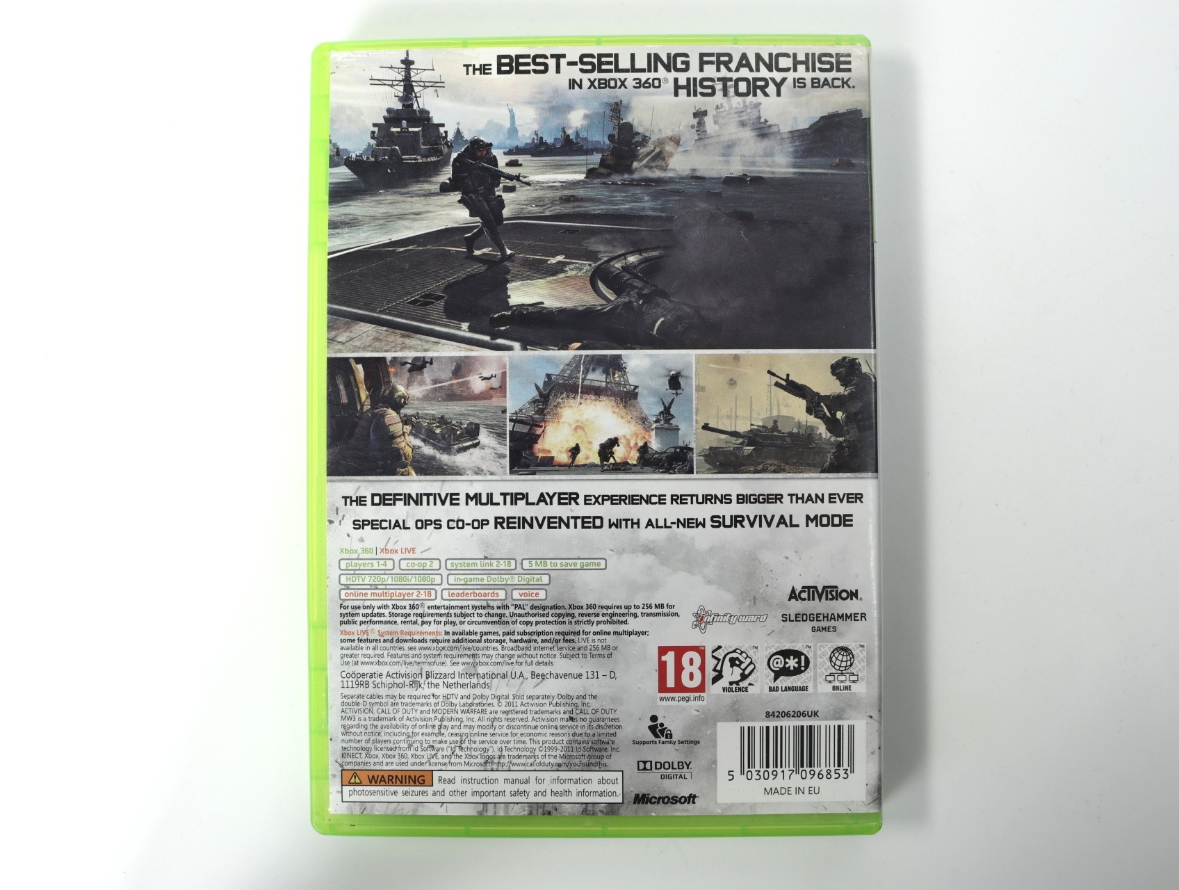 Xbox 360 - Call of Duty Modern Warfare 3 - productfoto 3