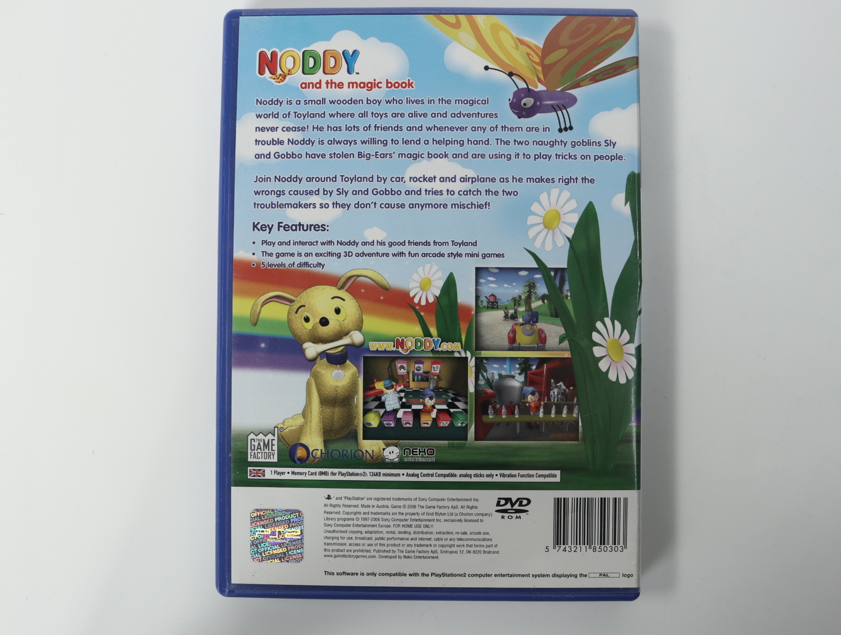 PlayStation 2 - Noddy and the Magic Book - productfoto 3