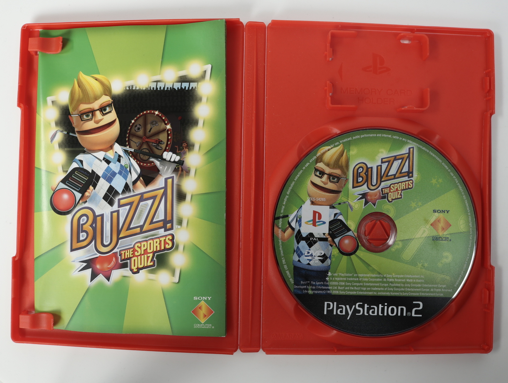 PlayStation 2 - Buzz! The Sports Quiz - productfoto 2