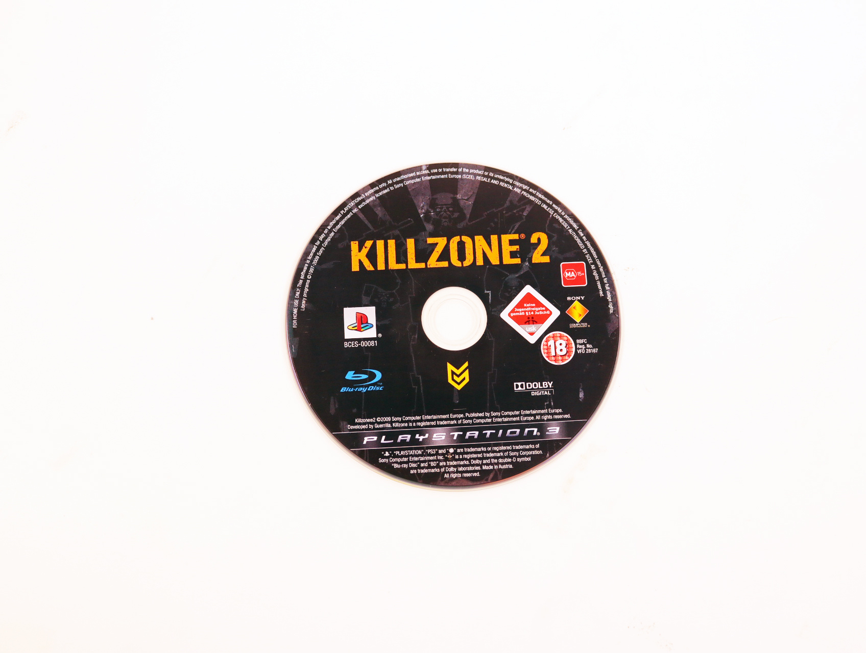 PlayStation 3 - Killzone 2 [Geen hoesje]