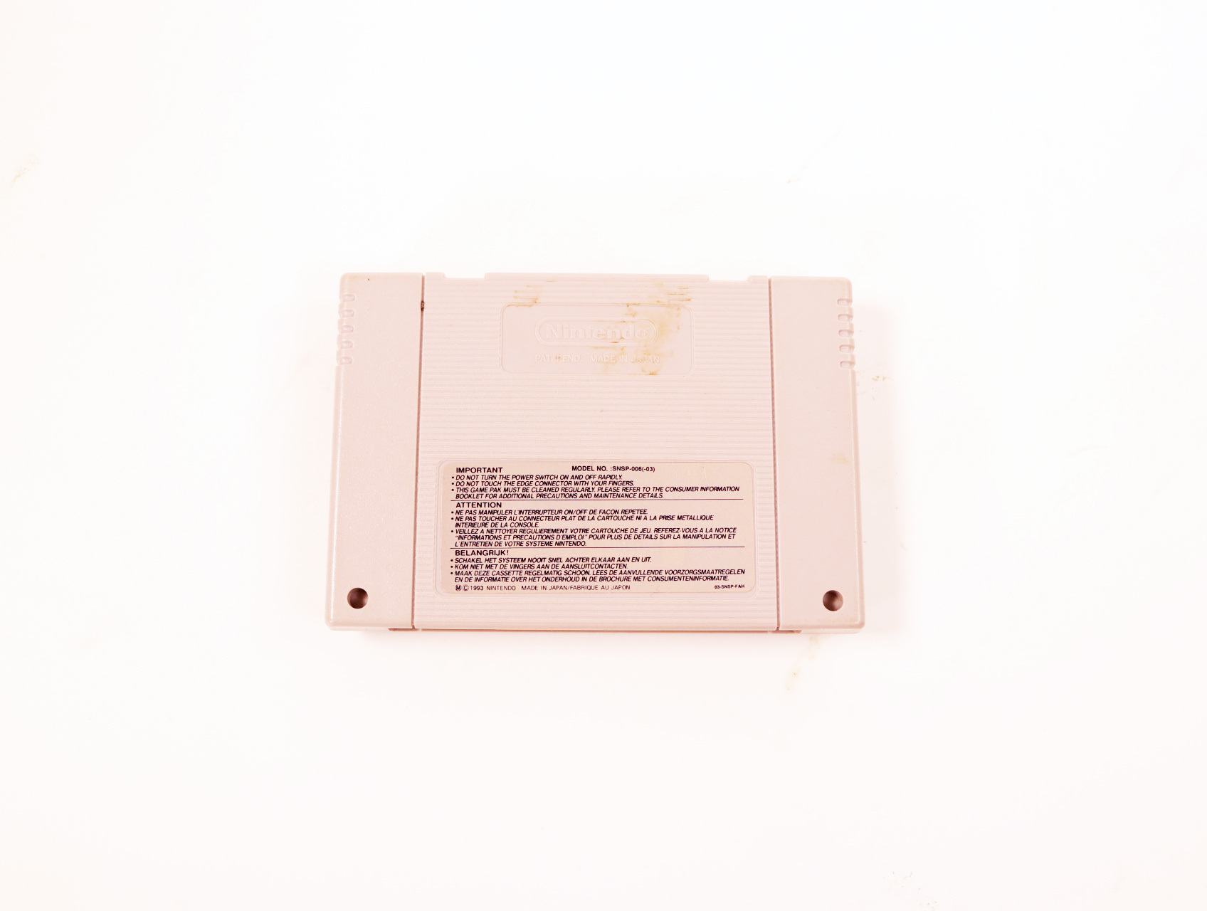 SNES - Super Mario World 2: Yoshi's Island - productfoto 2