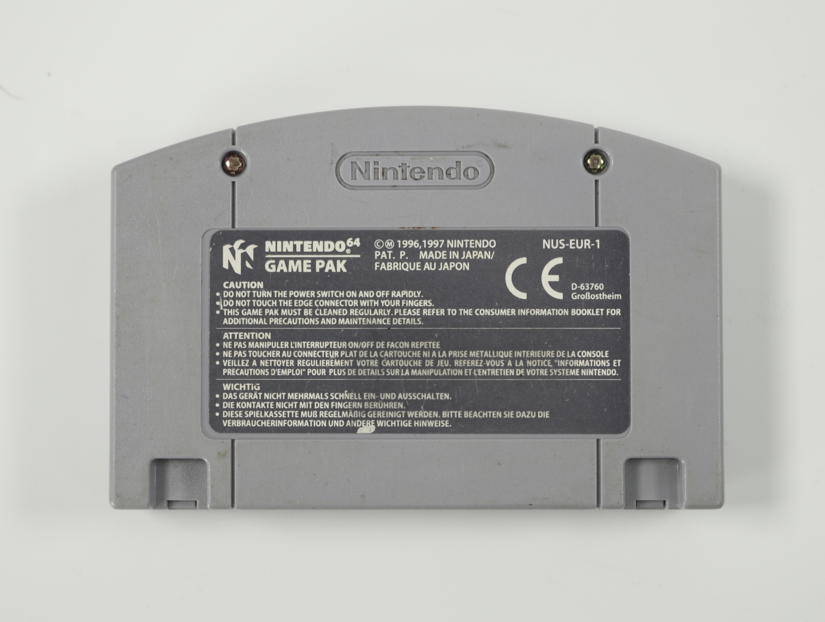 N64 - ClayFighter 63 1/3 - productfoto 2