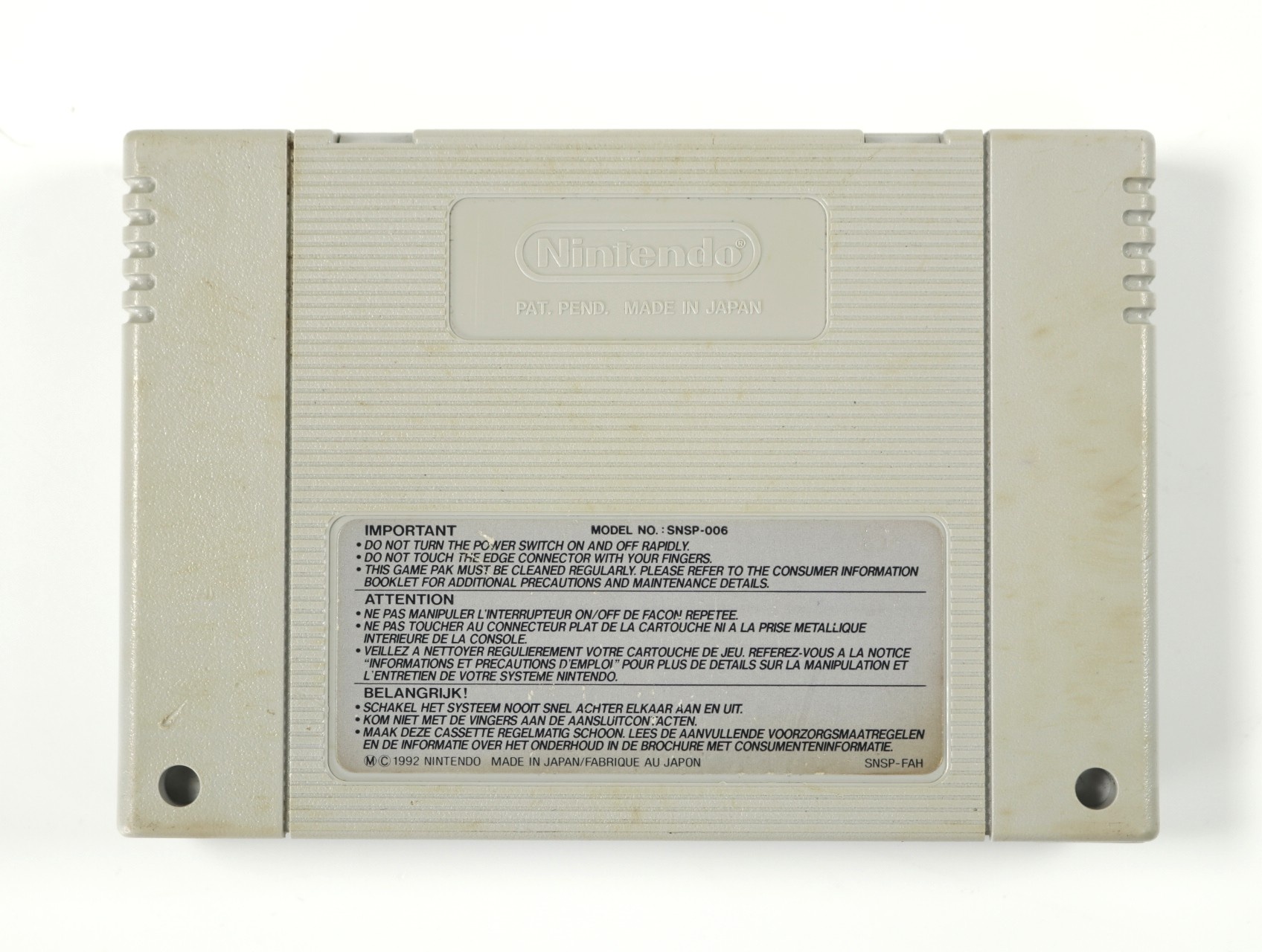 SNES – F‑Zero - productfoto 2