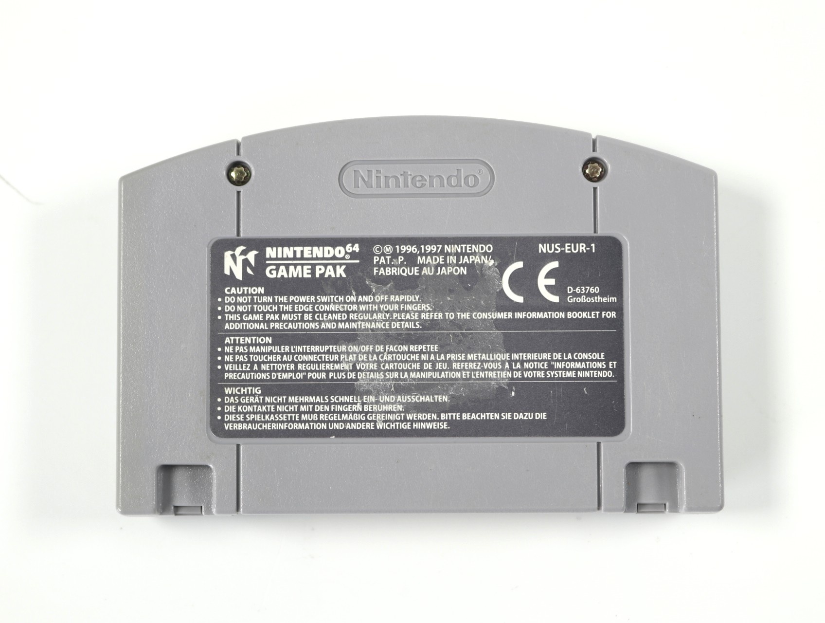 N64 - Nuclear Strike 64 - productfoto 2