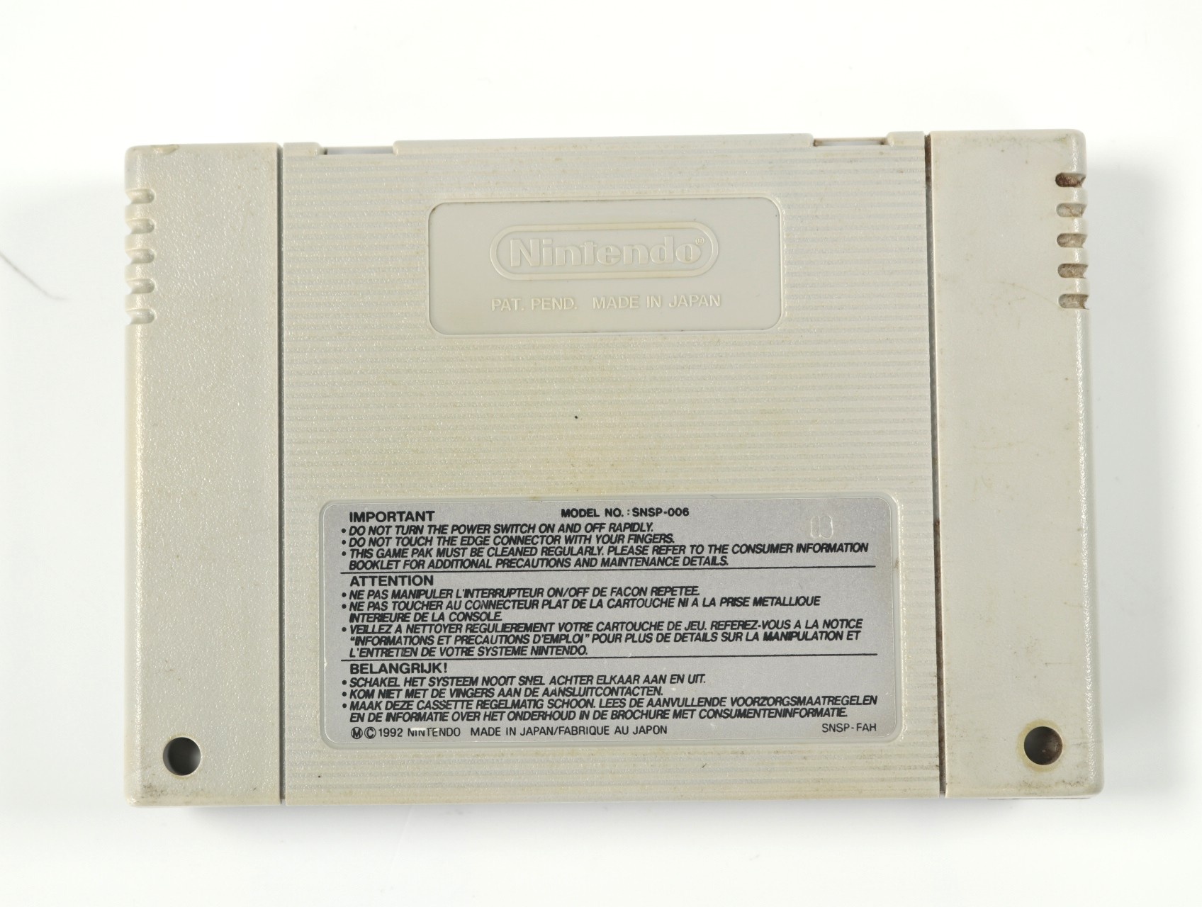 Super Nintendo - The Addams Family - productfoto 2
