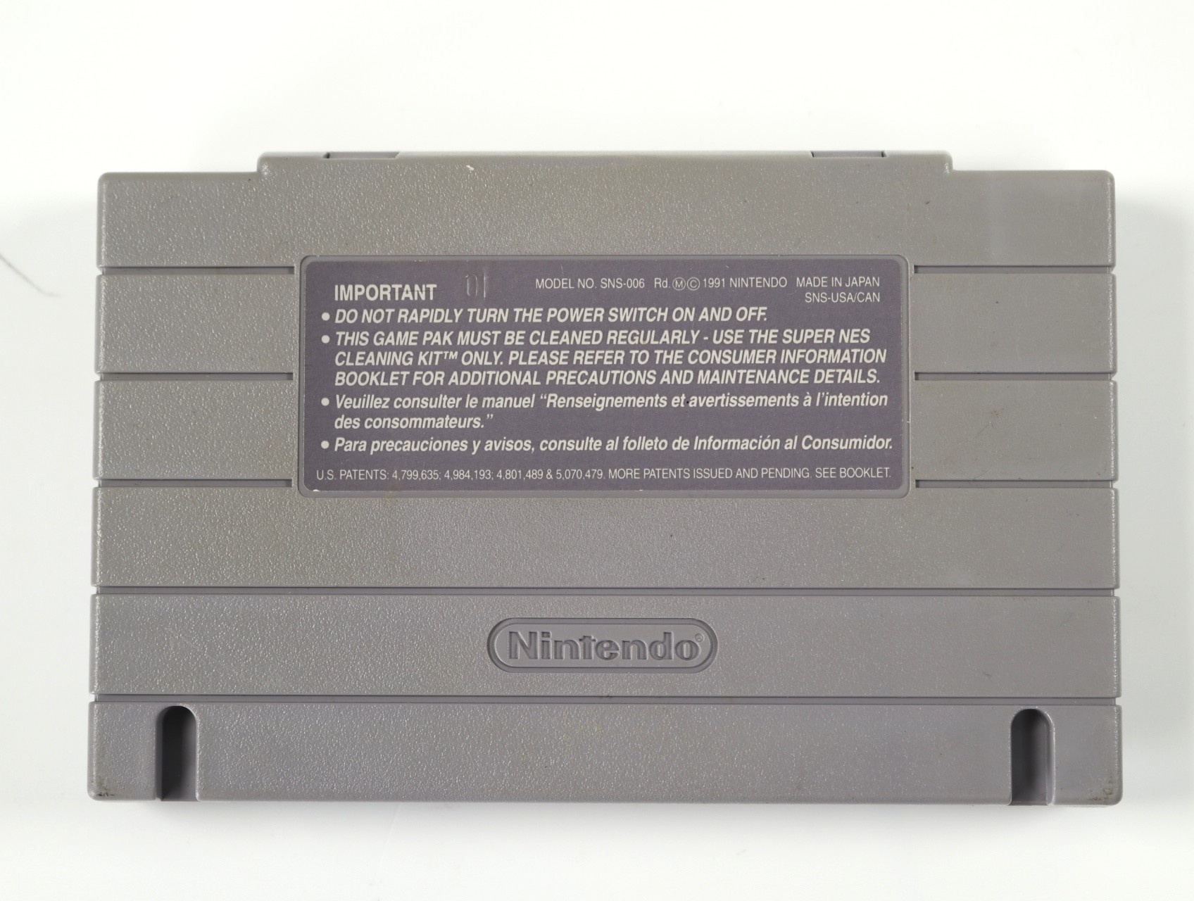 SNES - Jimmy Connors Pro Tennis Tour - productfoto 2