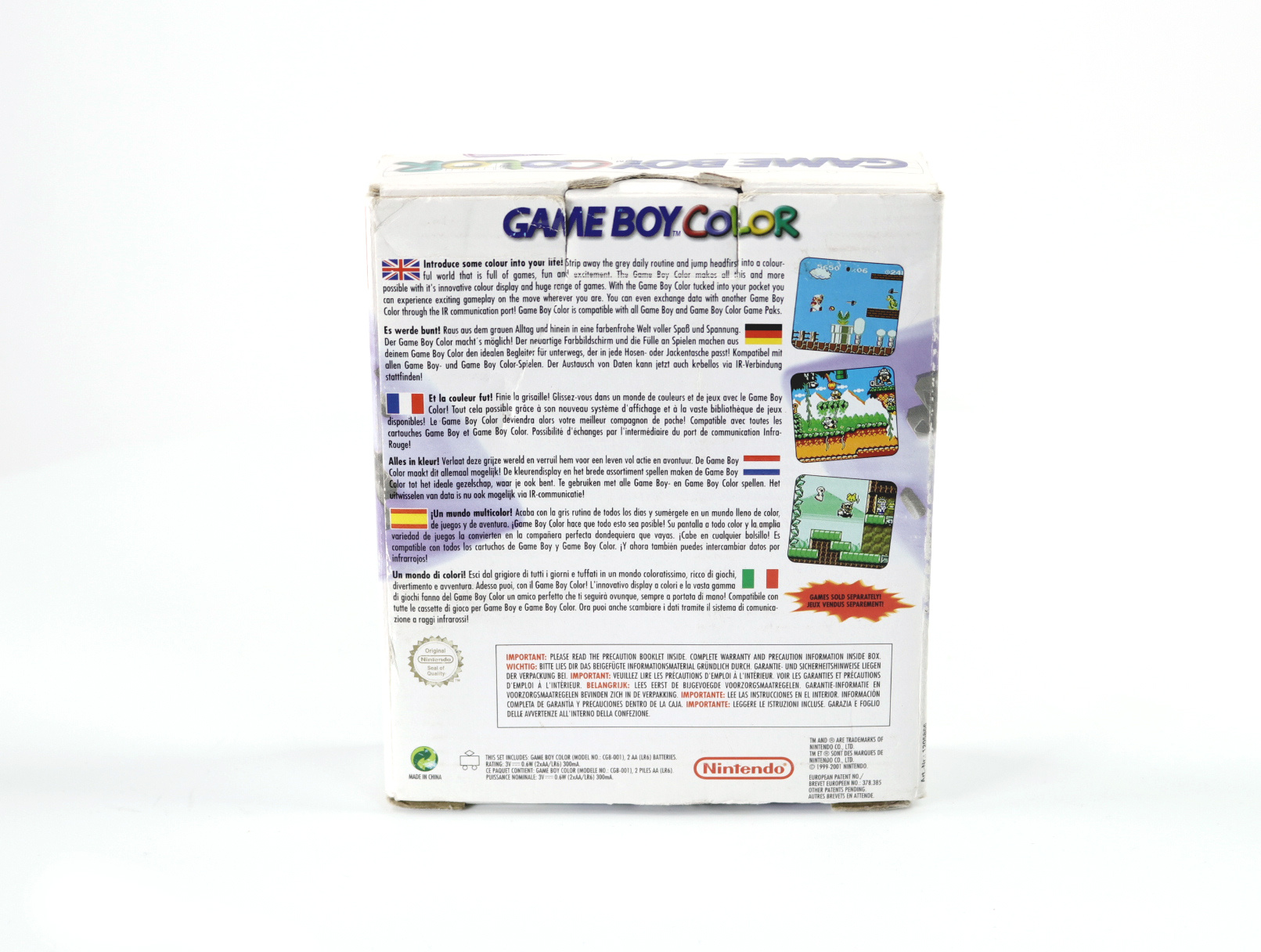GameBoy Color - Console - Atomic Purple - CIB - productfoto 6