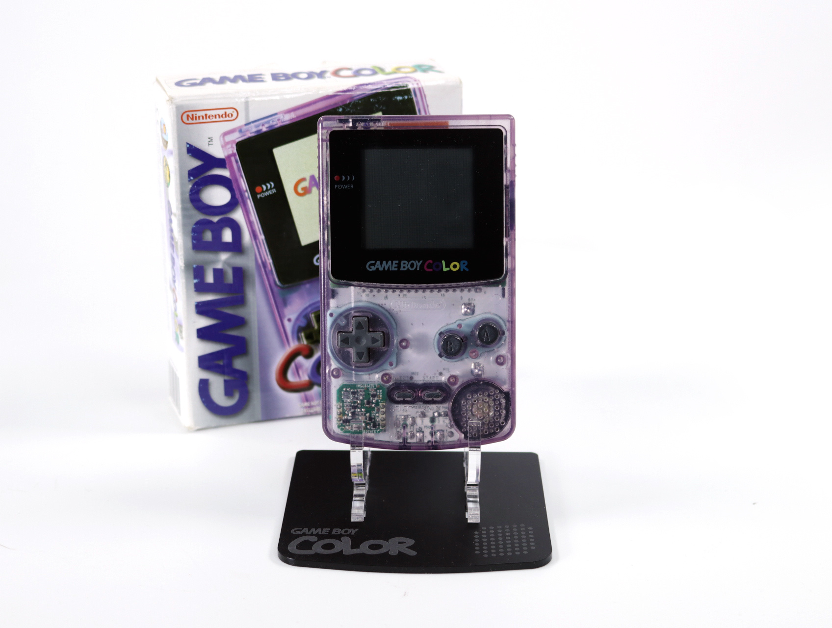 GameBoy Color - Console - Atomic Purple - CIB - productfoto 2