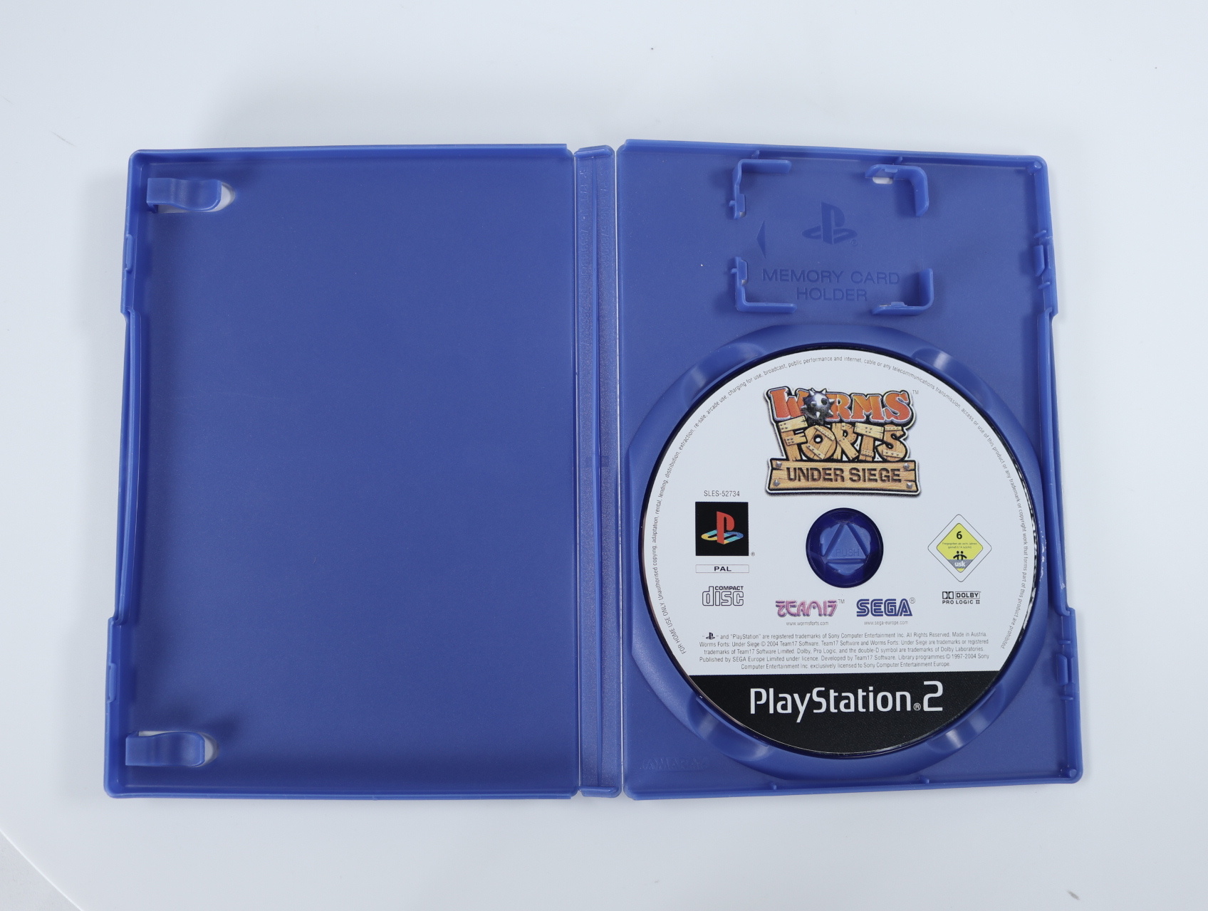 PlayStation 2 - Worms Forts: Under Siege [No Manual] - productfoto 3