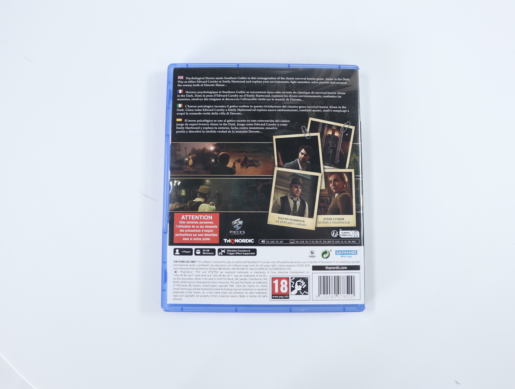 PlayStation 5 - Alone in the Dark [No Manual] - productfoto 2