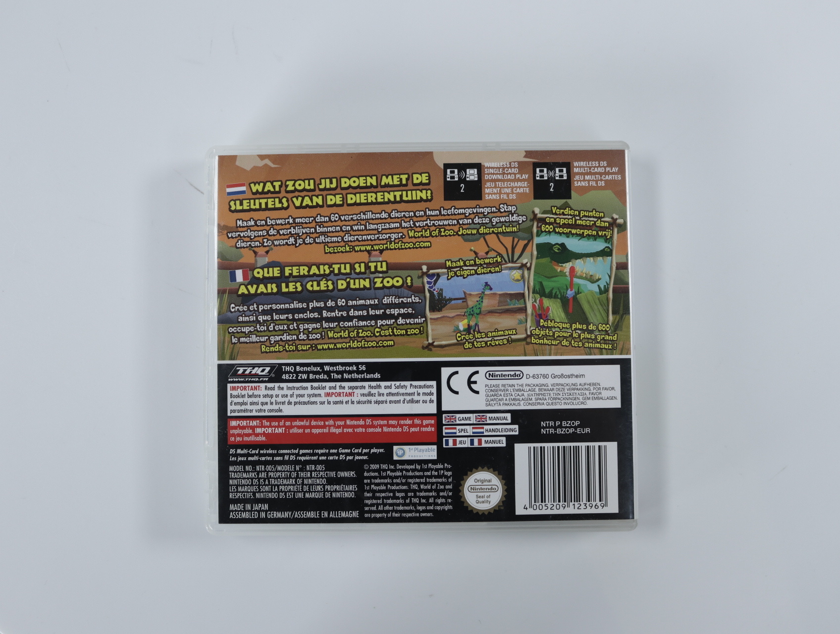 Nintendo DS - World of Zoo - - CIB - 1st Playable Productions - productfoto 2