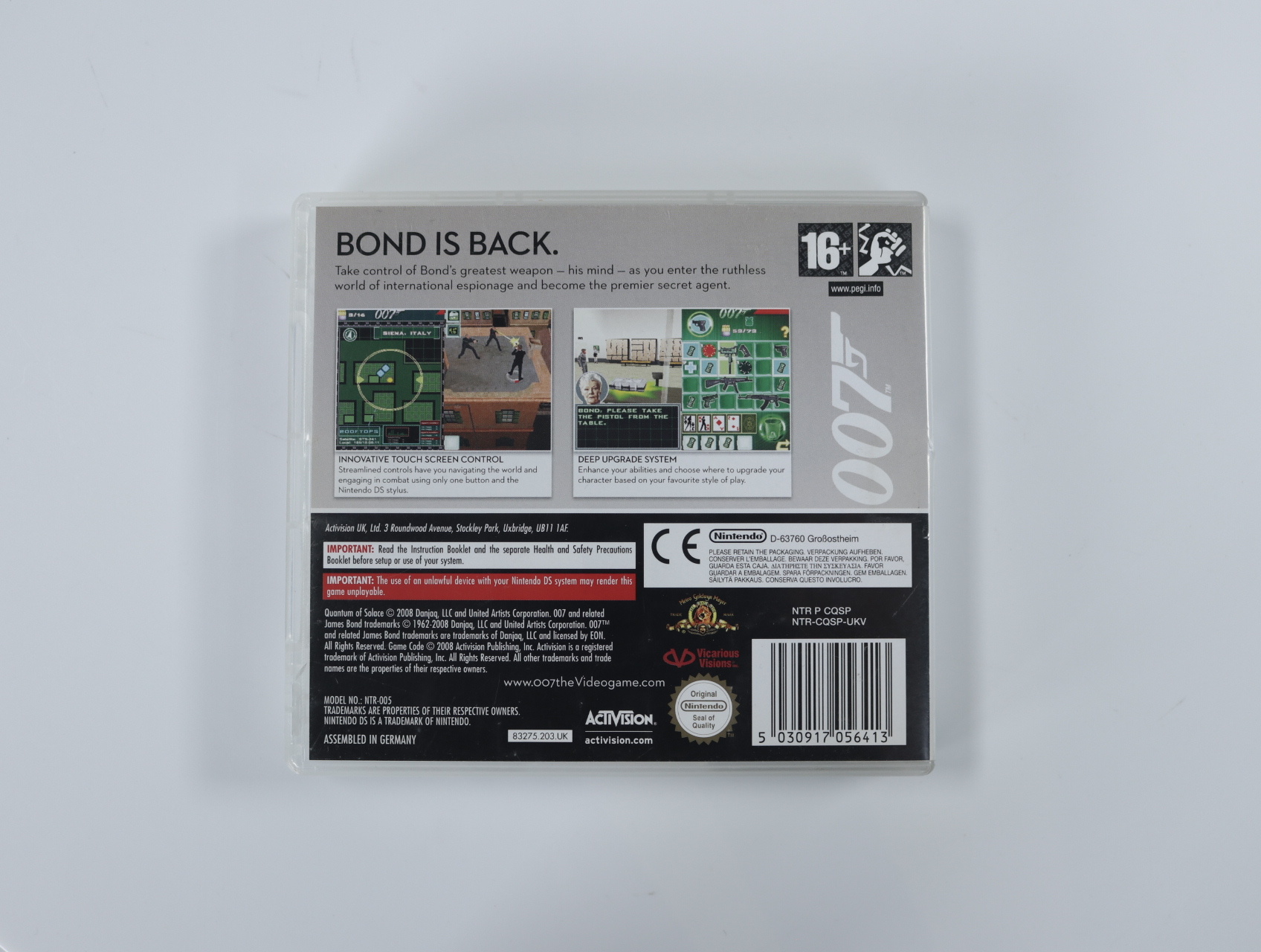 Nintendo DS - 007 Quantum of Solace - CIB - productfoto 2