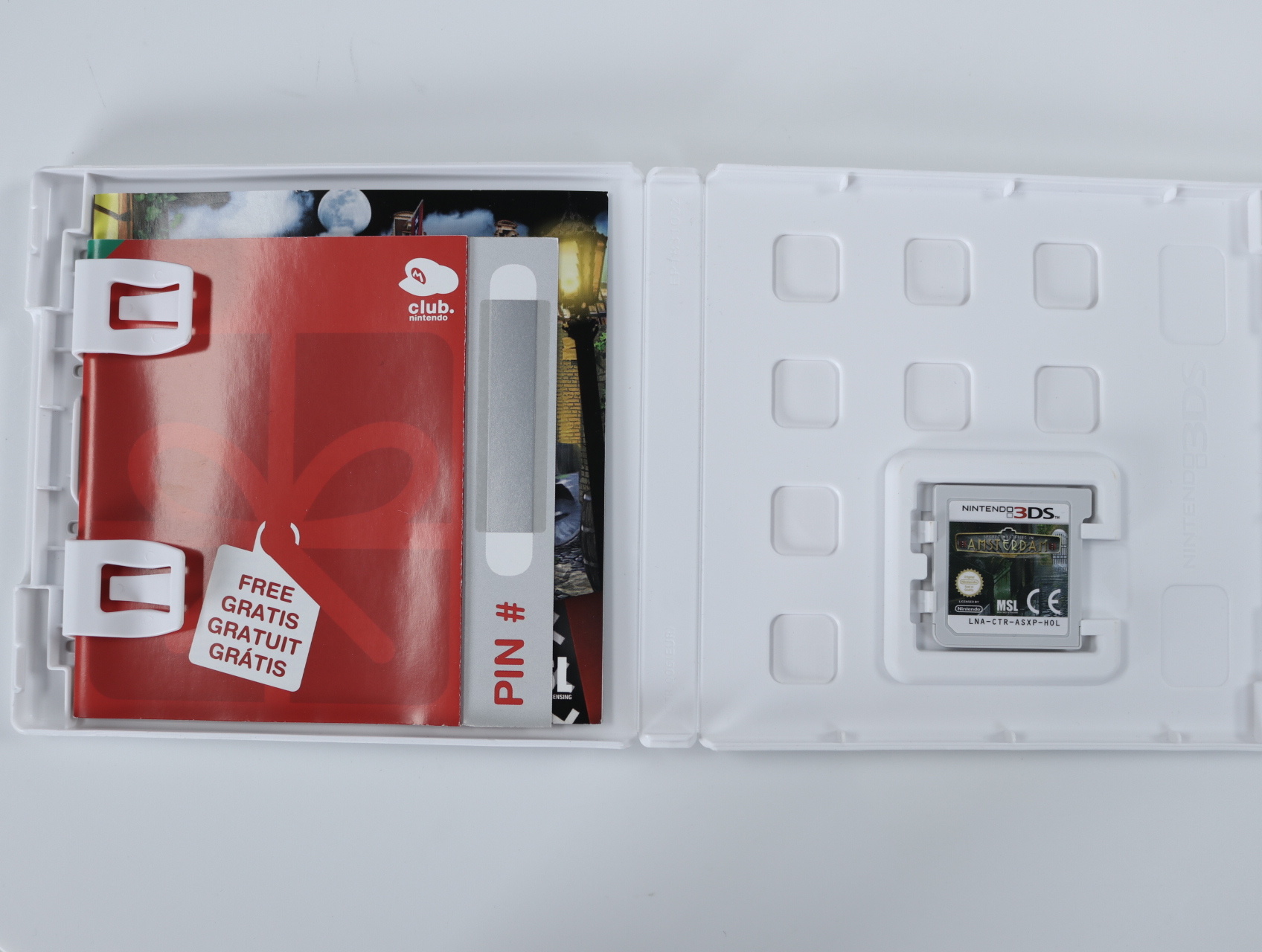 Nintendo 3DS - Secret Mysteries in: Amsterdam - CIB - productfoto 3