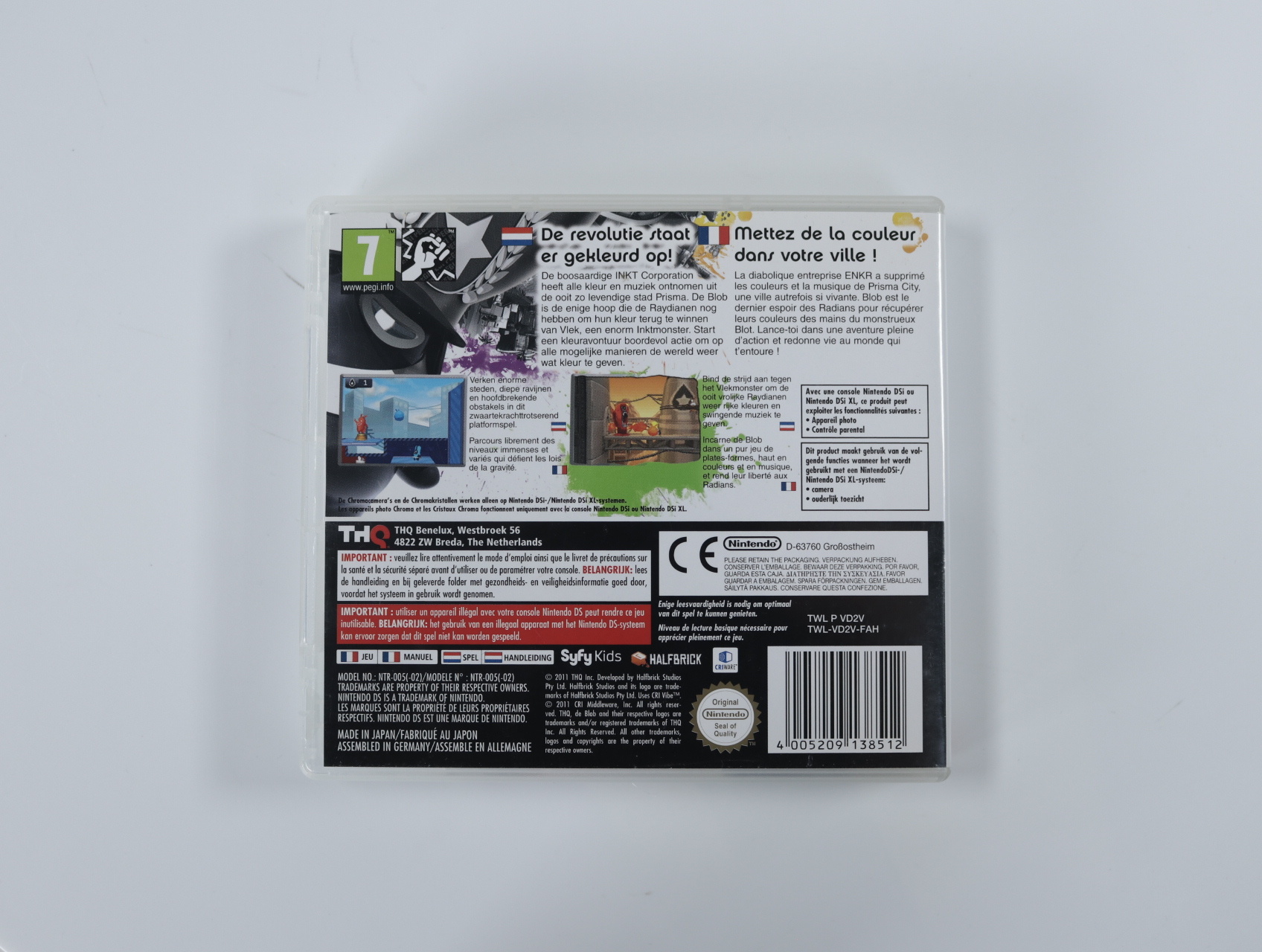 Nintendo DS - De Blob 2 - CIB - productfoto 2