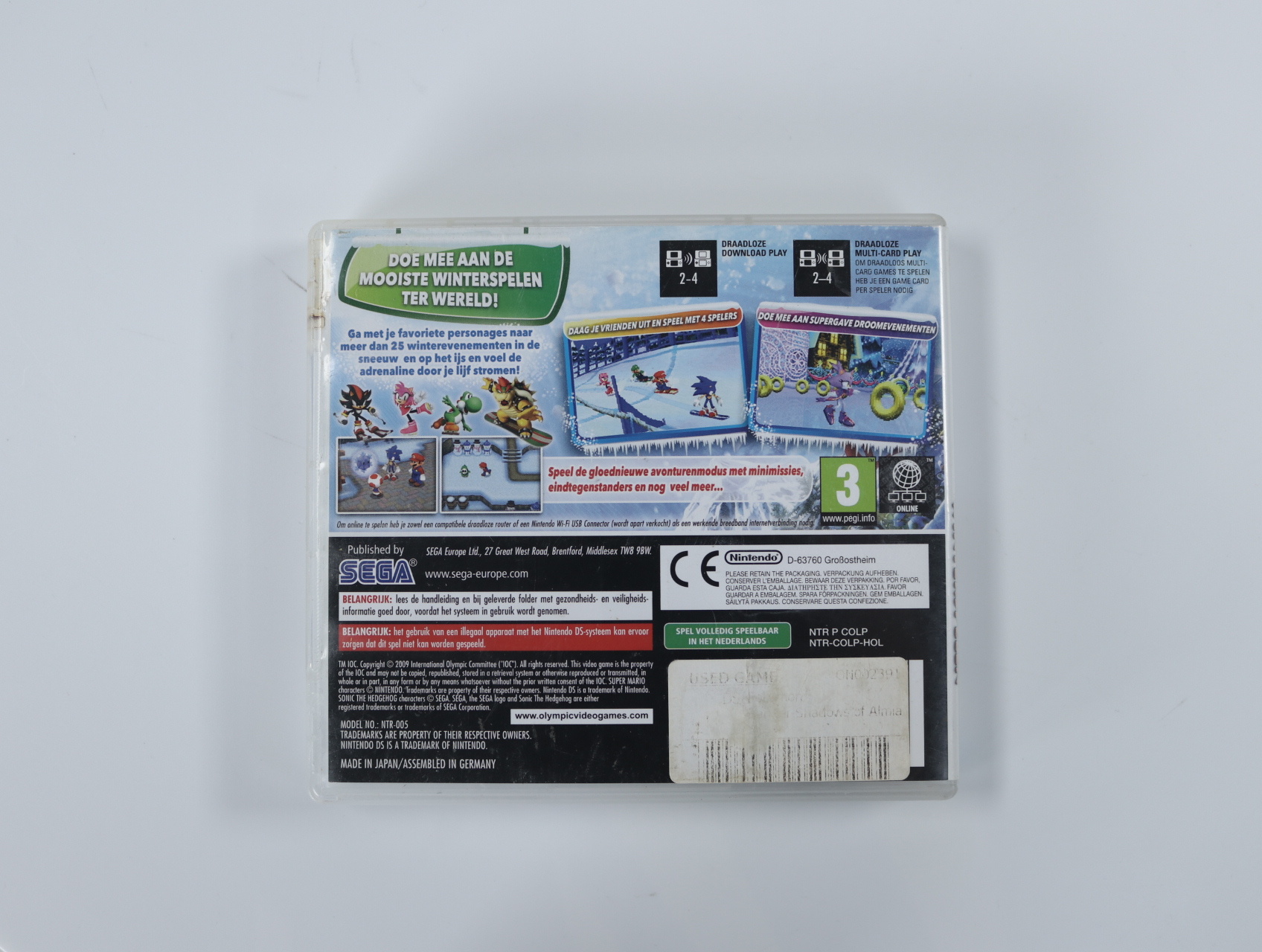 Nintendo DS - Mario & Sonic op de Olympische Winterspelen - - CIB - productfoto 2