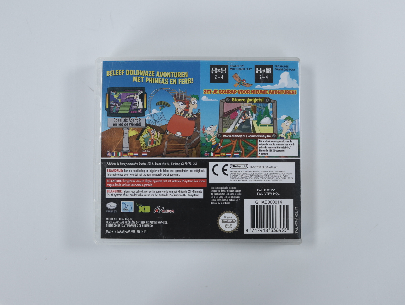 Nintendo DS - Phineas and Ferb origineel & een Dolle Rit - CIB - productfoto 2