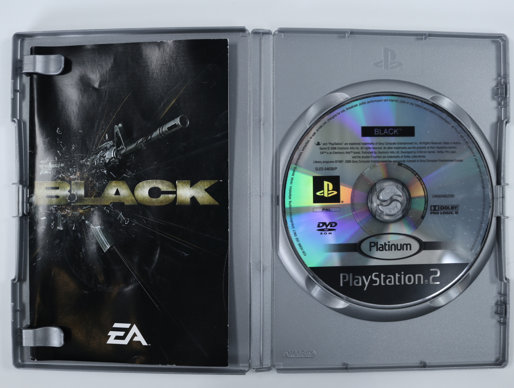 Playstation 2 - Black [Platinum] - productfoto 3