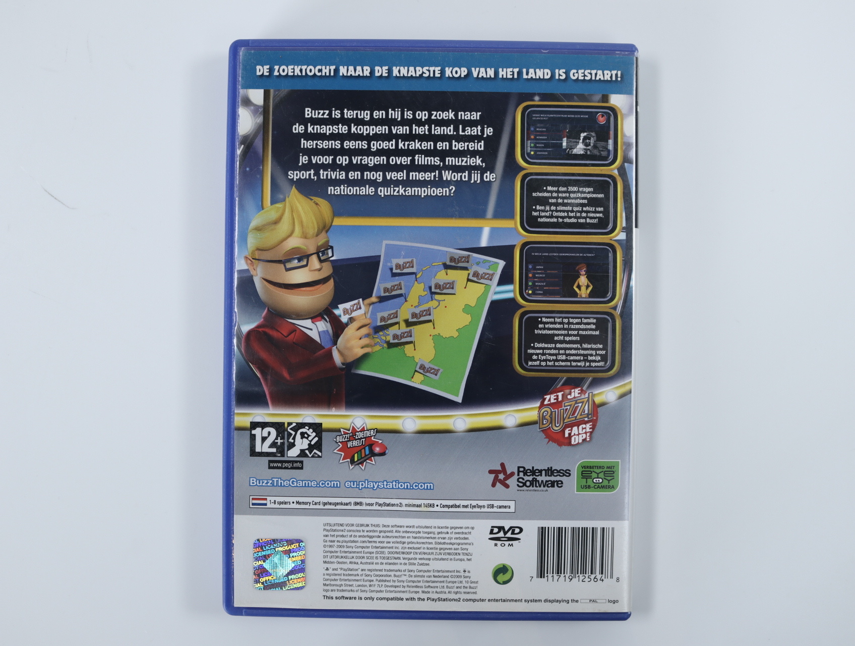 PlayStation 2 - Buzz! De Slimste van Nederland - productfoto 2