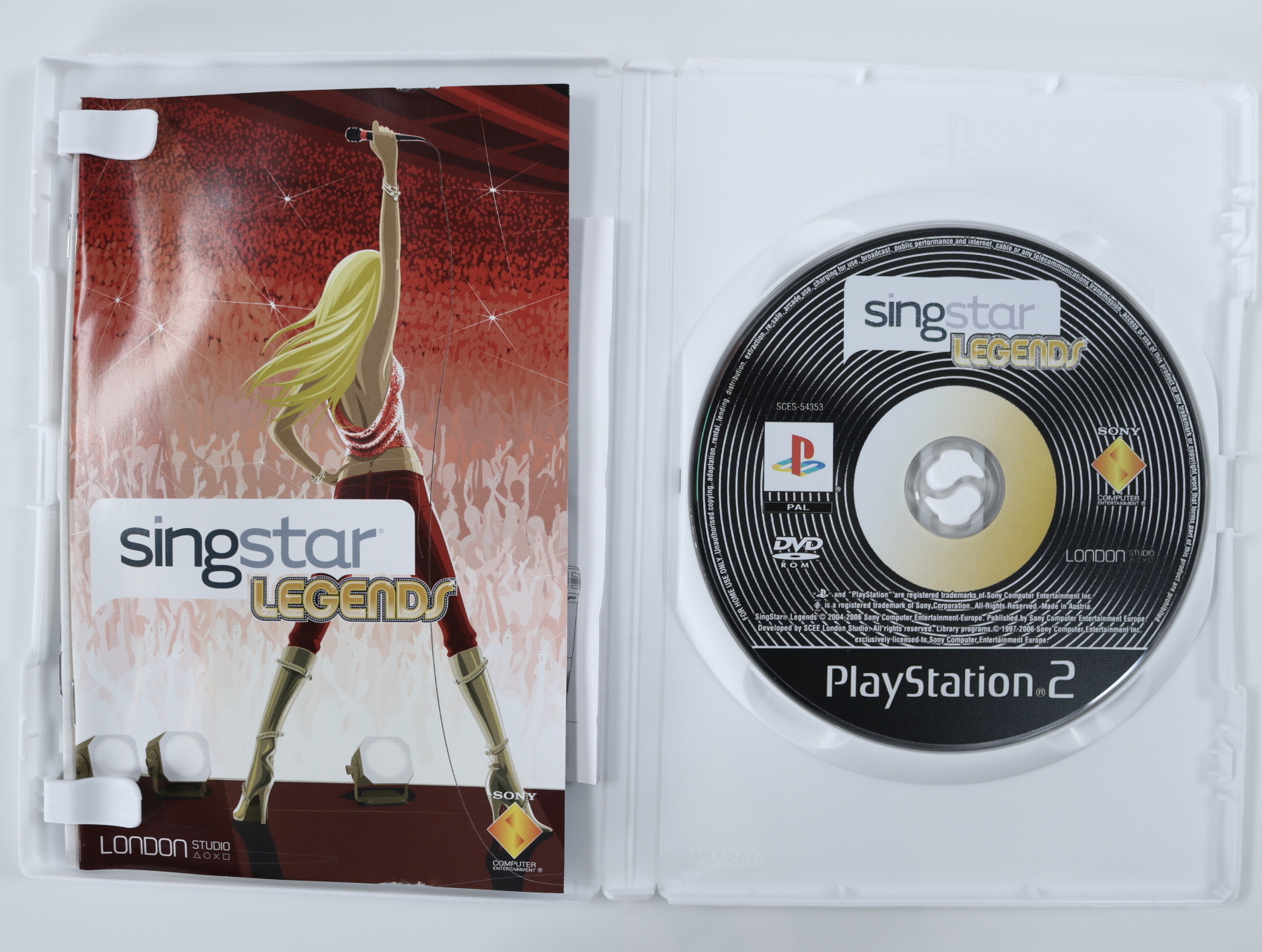 PlayStation 2 - SingStar Legends - productfoto 3