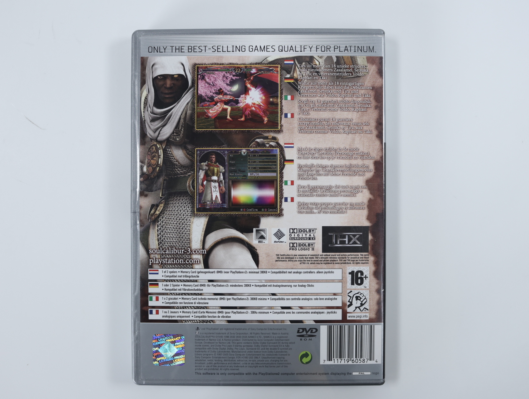 PlayStation 2 - Soulcalibur III [Platinum] - Project Soul - productfoto 2
