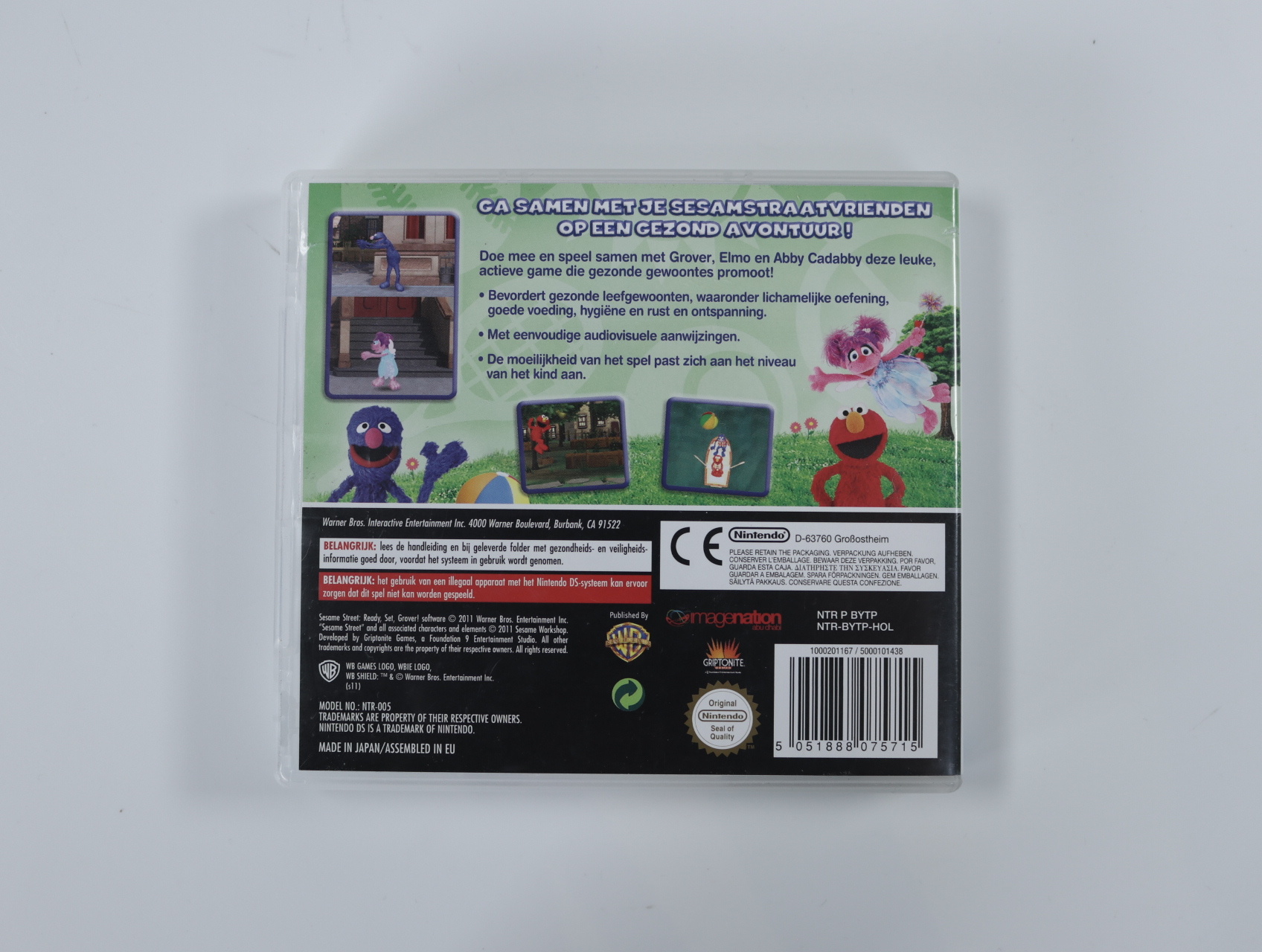 Nintendo DS - Sesamstraat: Klaar Voor De Start - Grover - CIB - productfoto 2