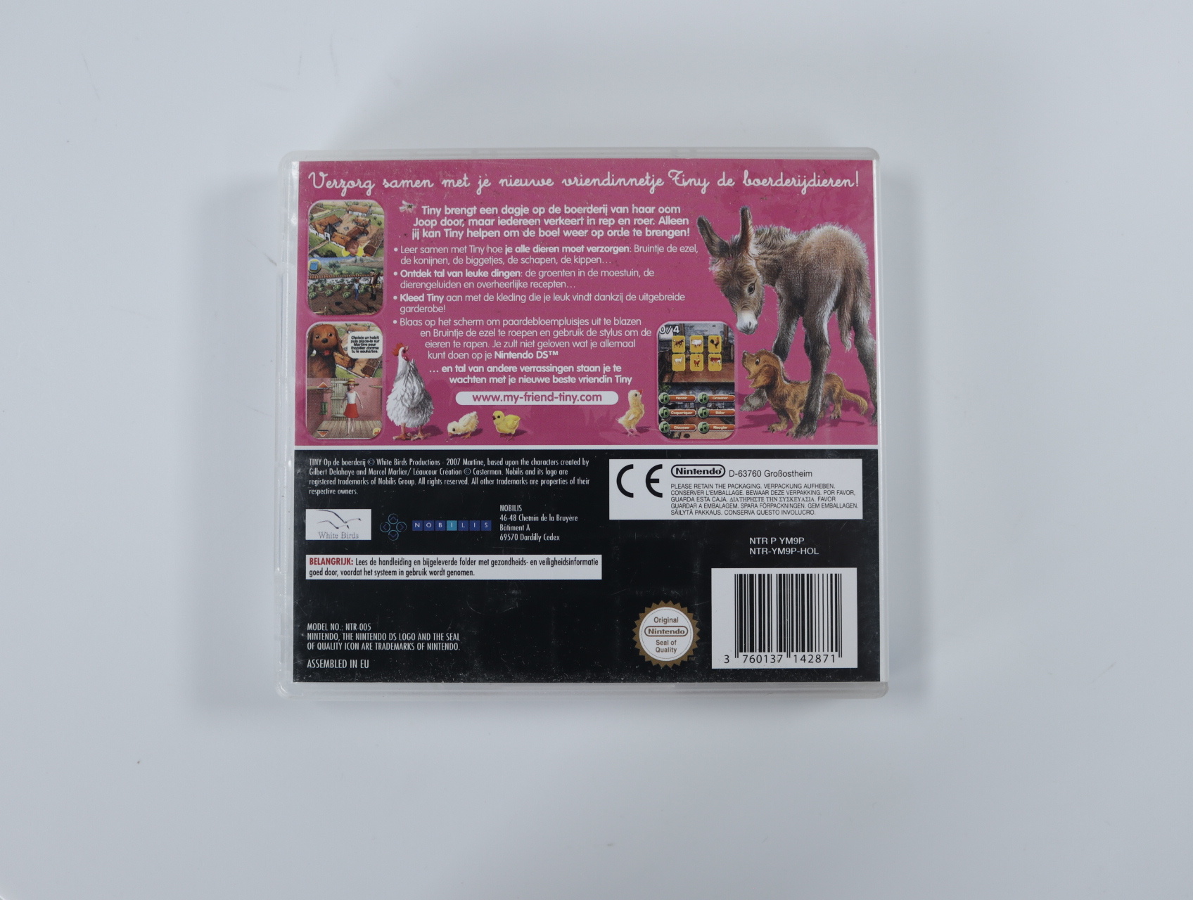 Nintendo DS - Tiny op de Boerderij - CIB - productfoto 2