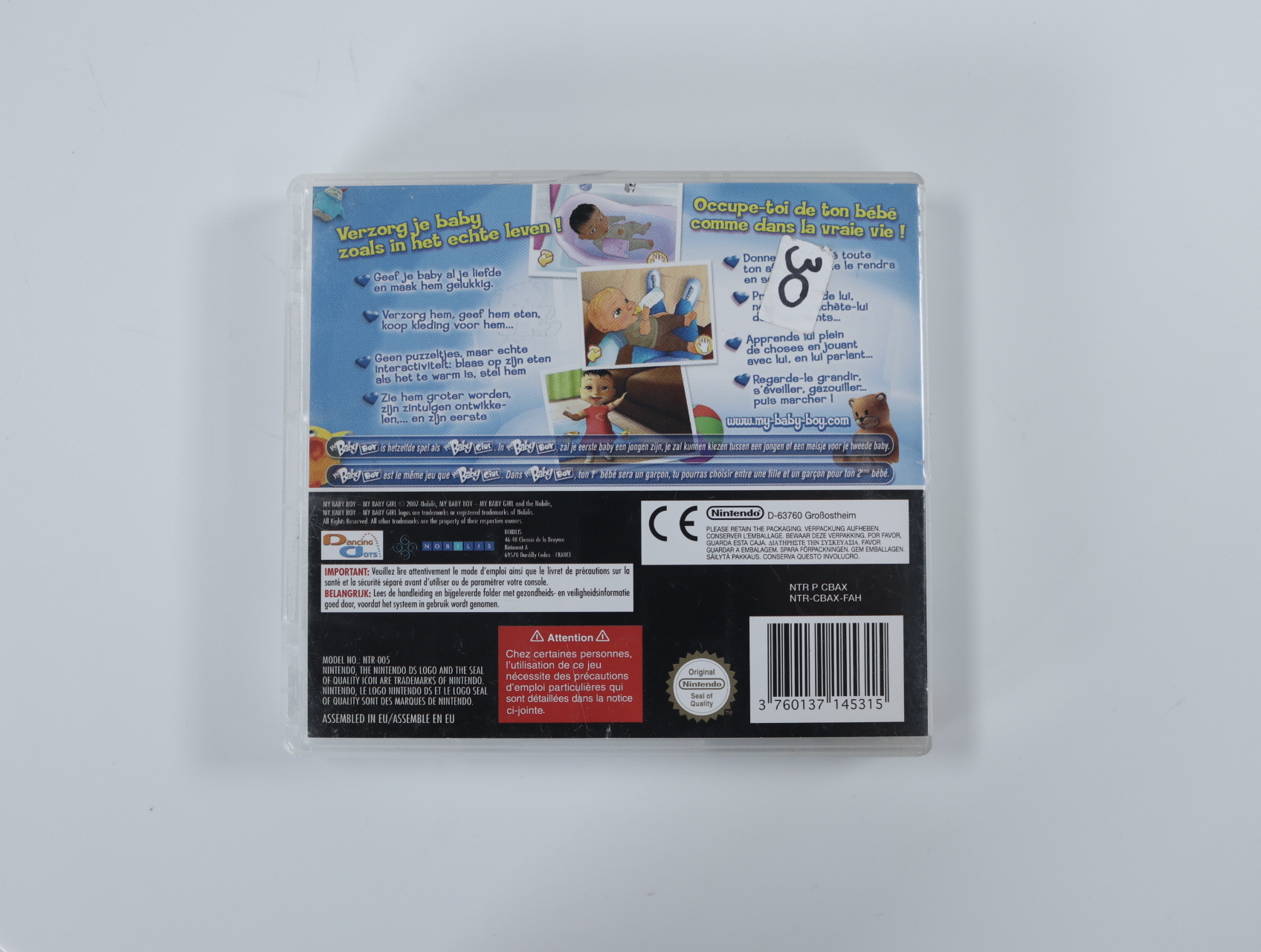 Nintendo DS - My Baby Boy - CIB - Nobilis - productfoto 2