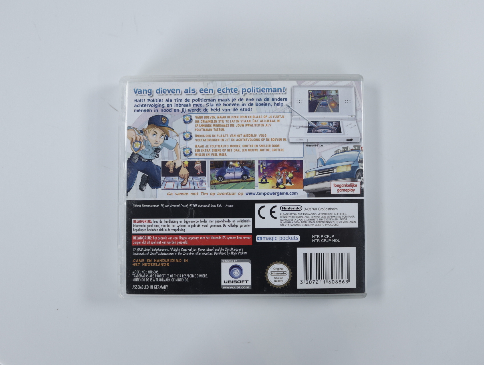 Nintendo DS - Tim Power: Policeman - CIB - productfoto 2