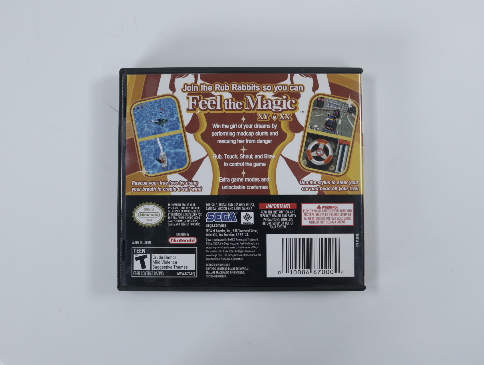 Nintendo DS - Feel the Magic - CIB - Sonic Team - productfoto 2