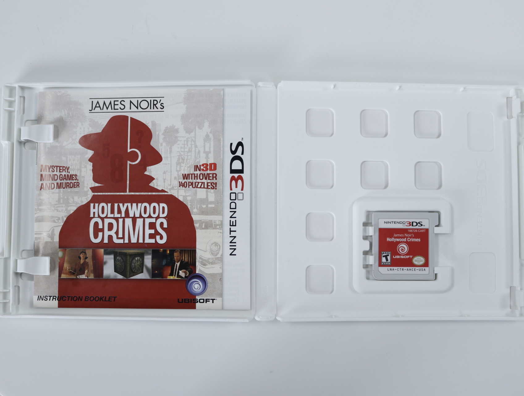 Nintendo 3DS - James Noir's: Hollywood Crimes - CIB - productfoto 3