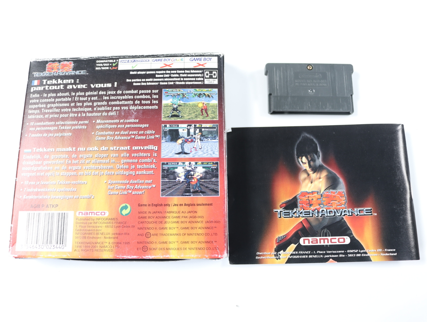 GameBoy Advance - Tekken Advance - CIB - Eighting - productfoto 2