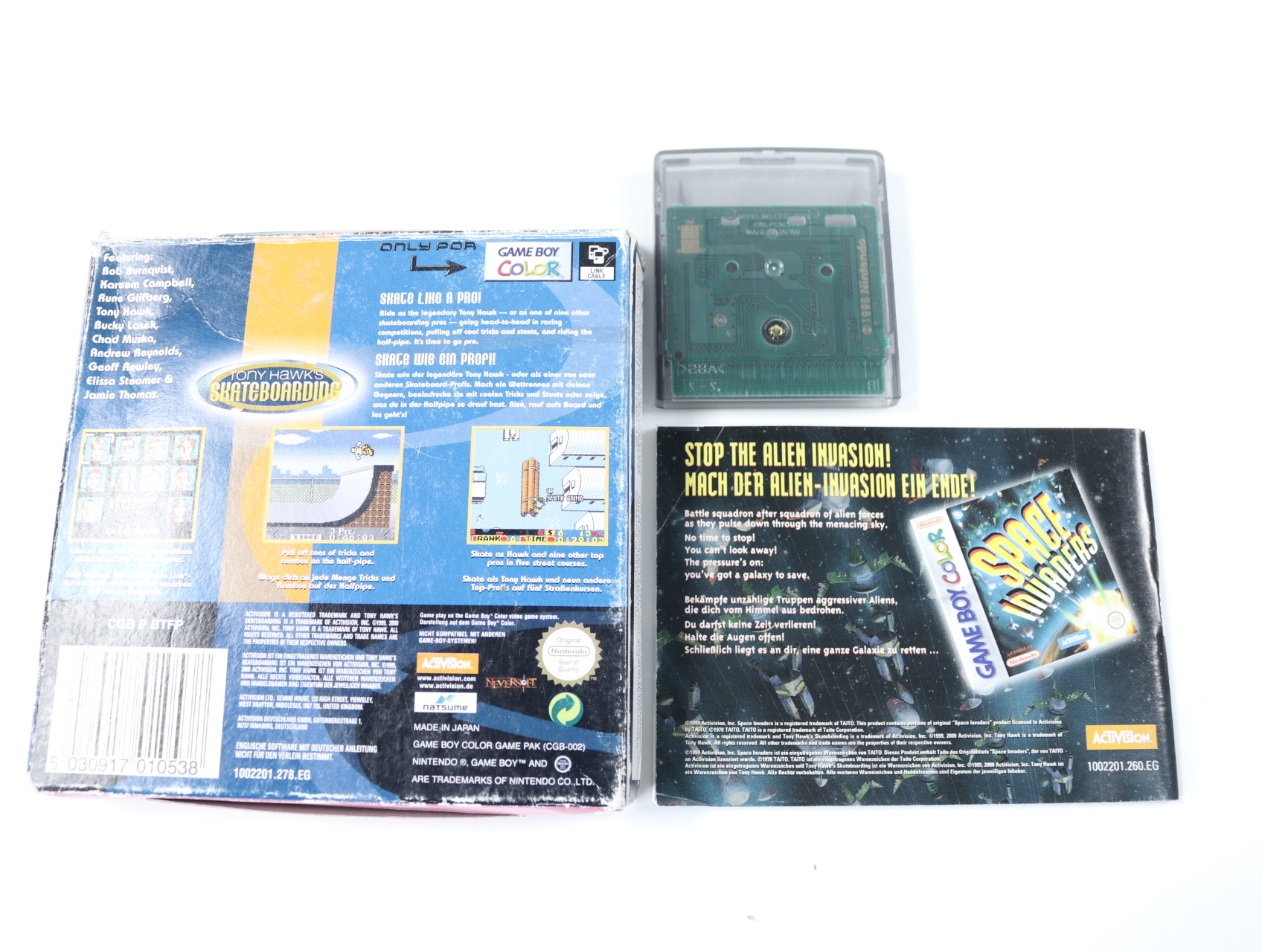 GameBoy Color - Tony Hawk's Skateboarding - CIB - productfoto 2