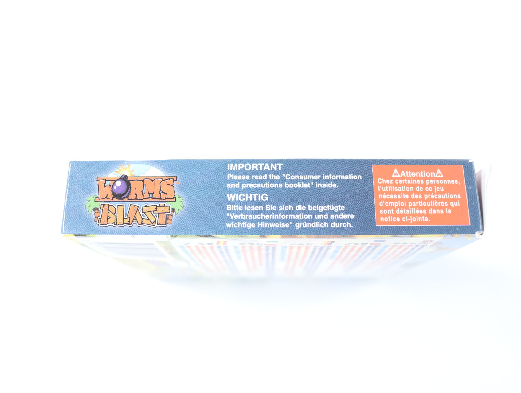 GameBoy Advance - Worms Blast - CIB - productfoto 5