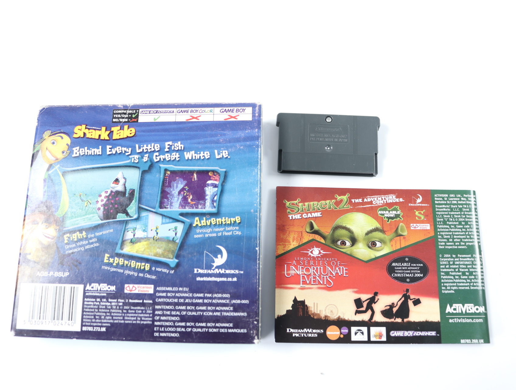 GameBoy Advance – Shark Tale - CIB - productfoto 2