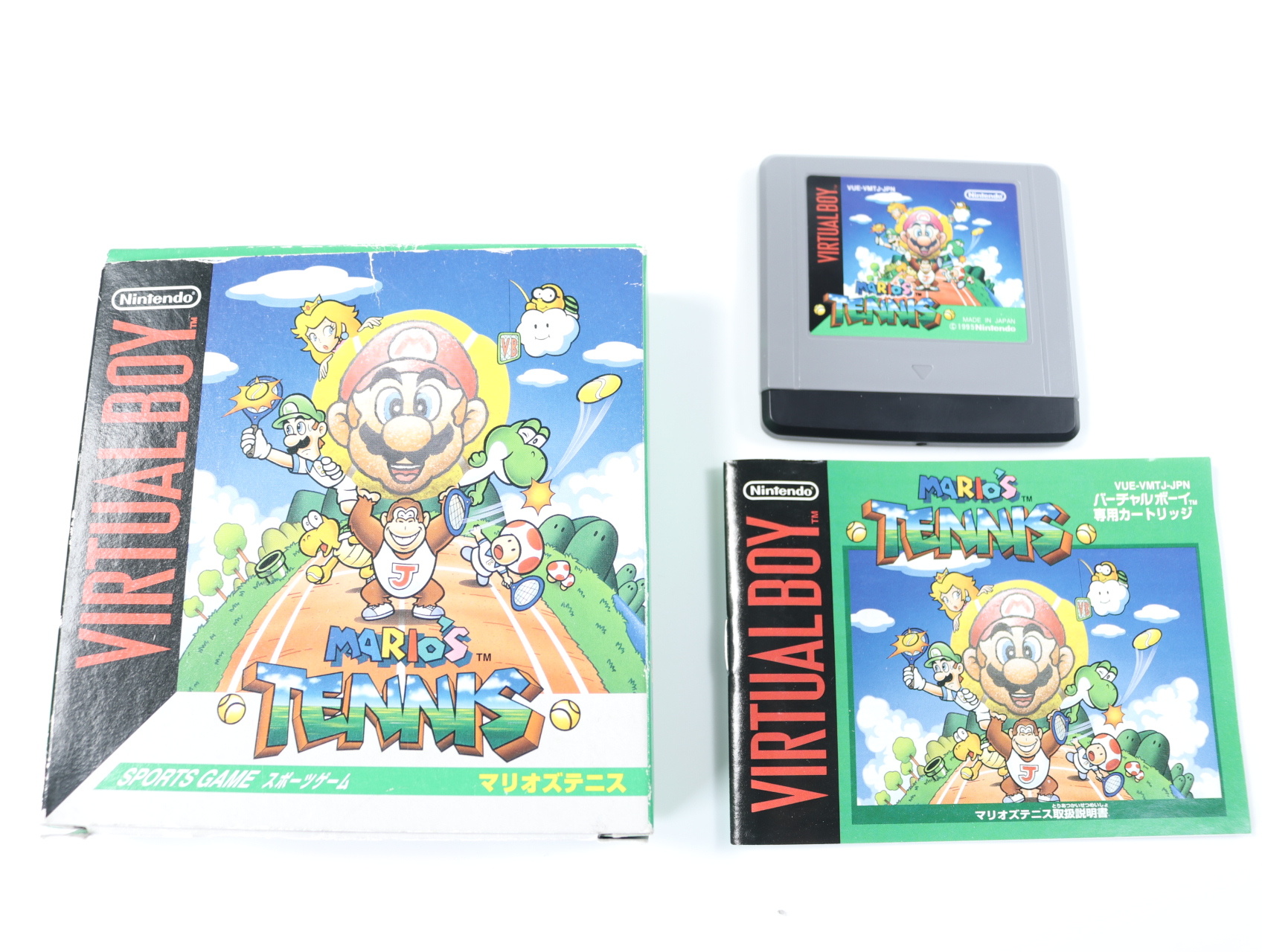 Virtual Boy - Mario tennis - Japans [Boxed CIB]