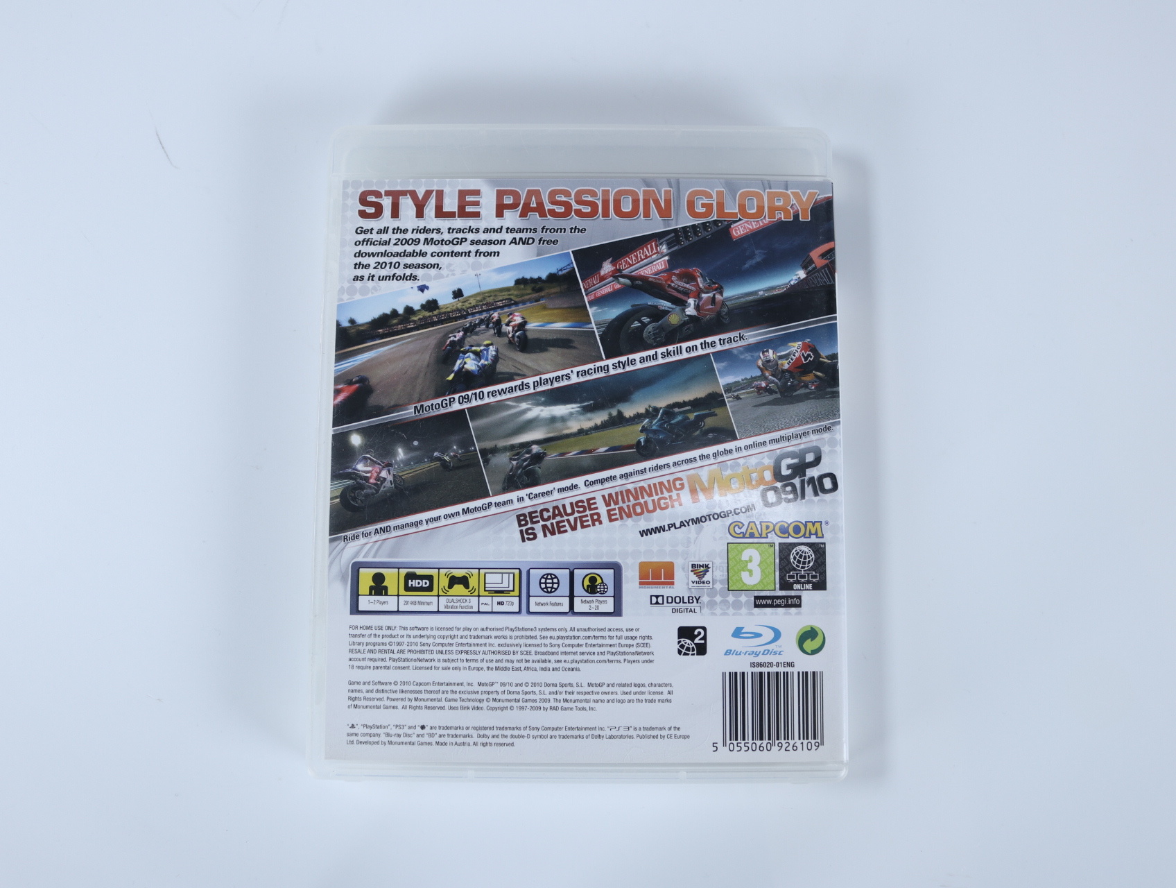 PlayStation 3 - MotoGP 09/10 - Monumental Games - productfoto 2