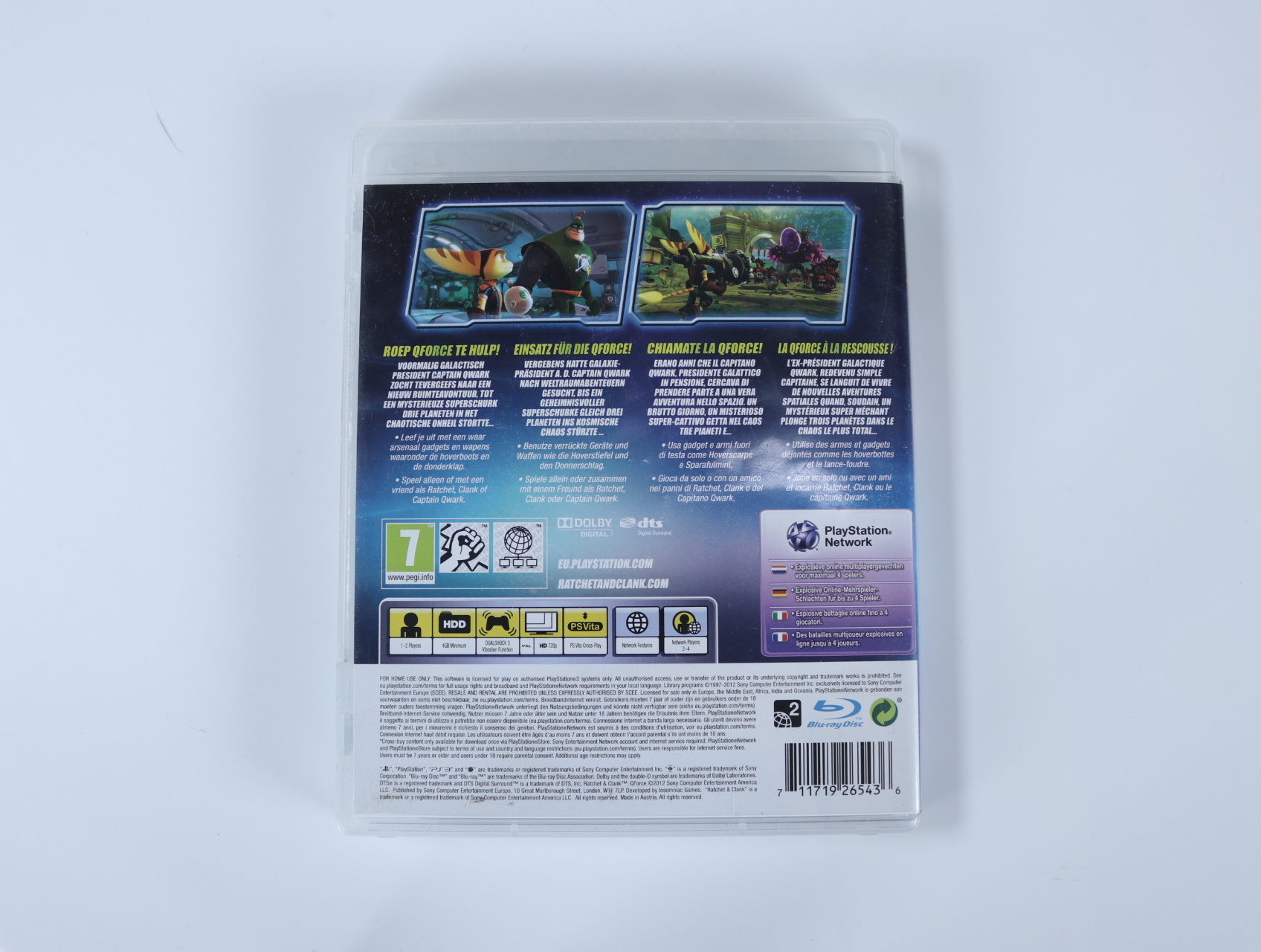Playstation 3 - Ratchet & Clank: QForce - productfoto 2