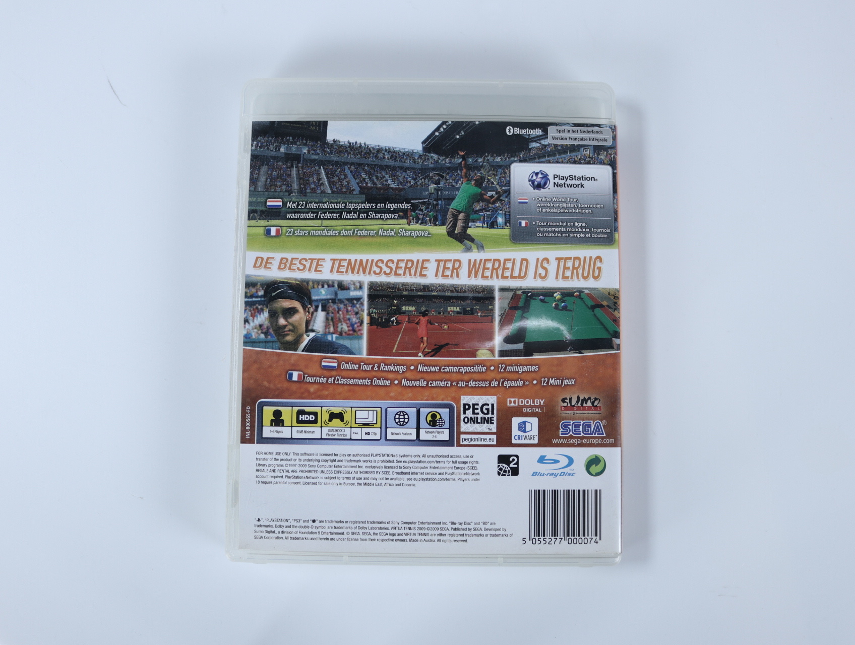 PlayStation 3 - Virtua Tennis 2009 - productfoto 2