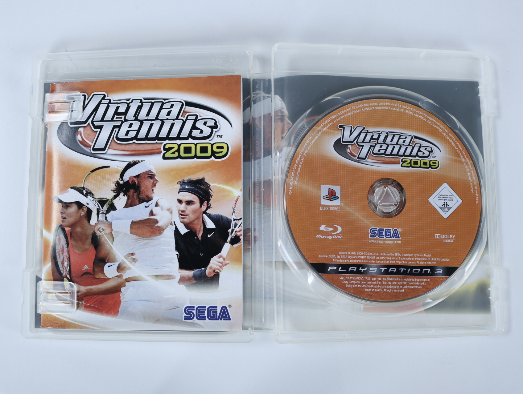PlayStation 3 - Virtua Tennis 2009 - productfoto 3