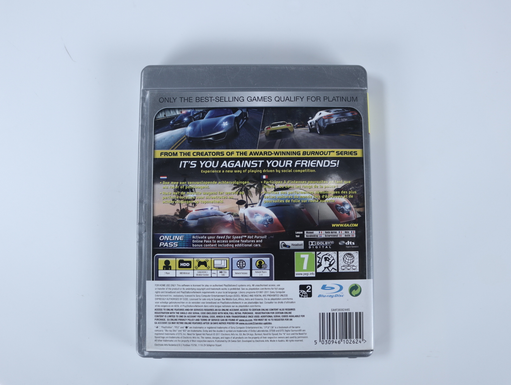 Playstation 3 - Need for Speed: Hot Pursuit [Platinum Hits] - productfoto 2