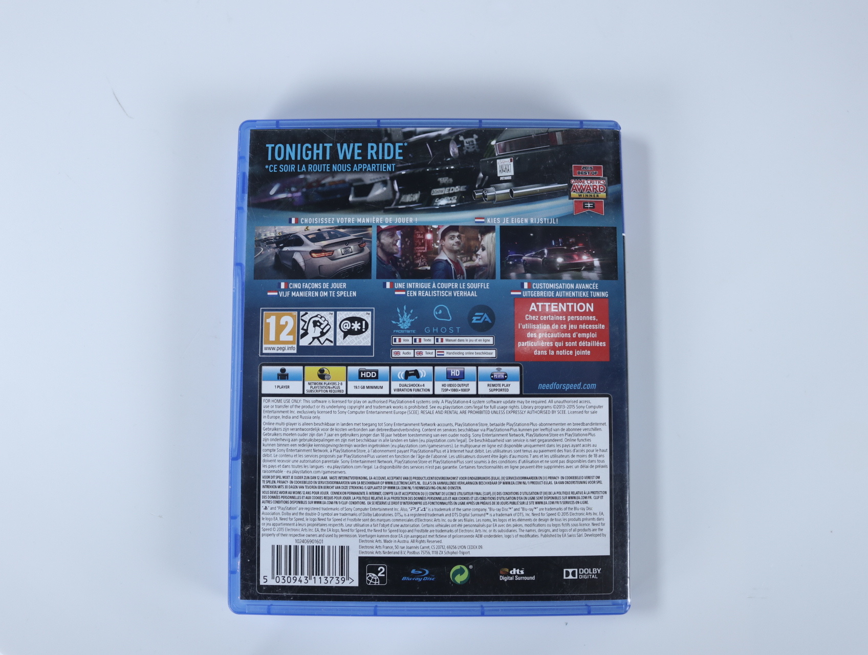 Playstation 4 - Need for Speed [No Manual] [Gebruikt] - Gebruikt - productfoto 2