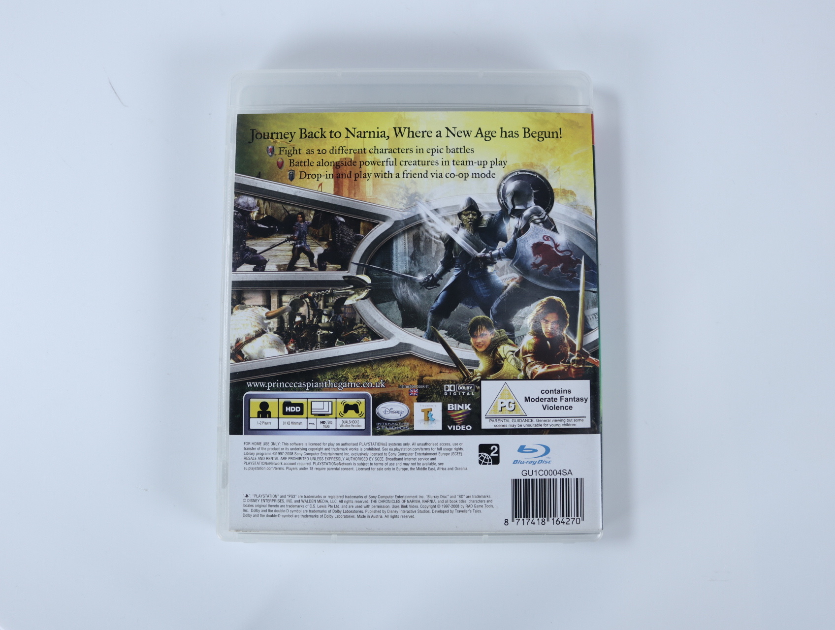 Playstation 3 - The Chronicles of Narnia: Prince Caspian - productfoto 2