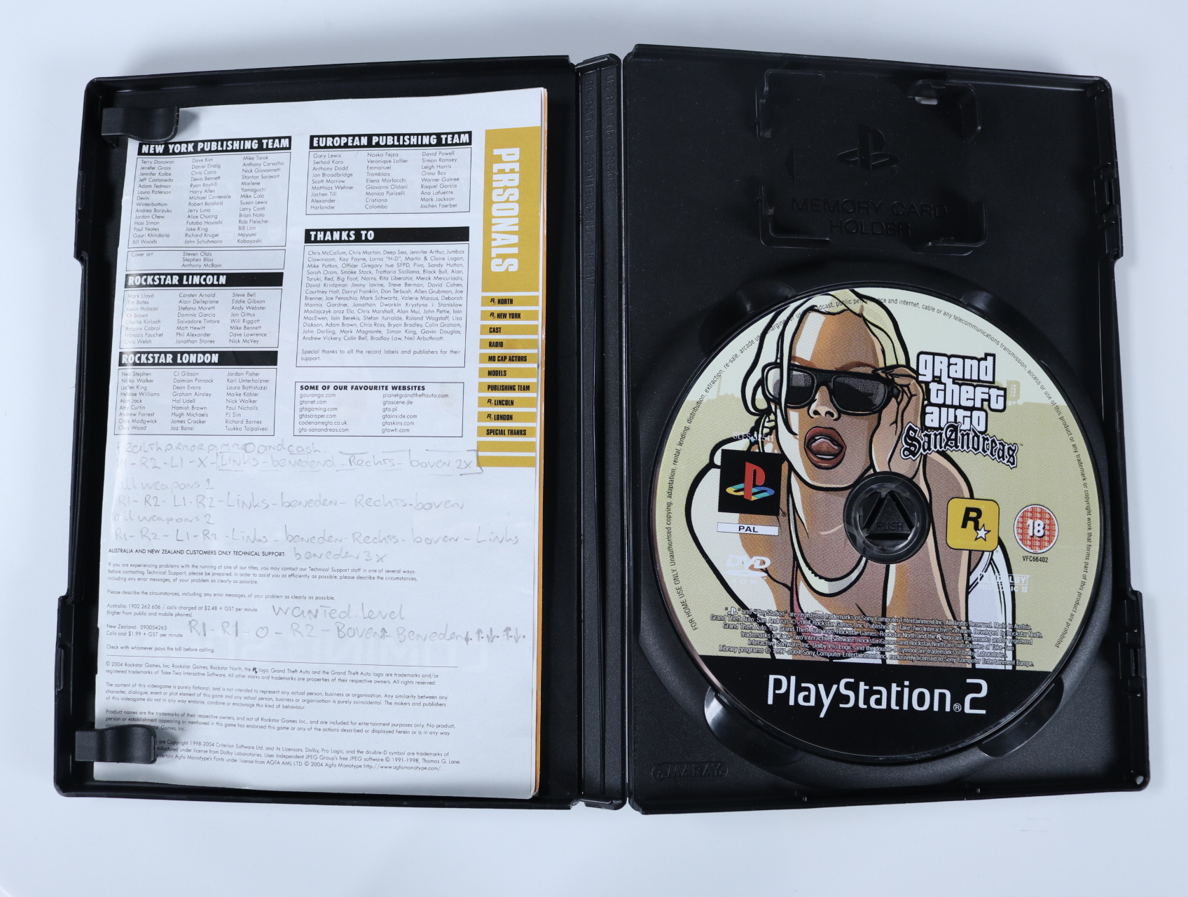 PlayStation 2 - Grand Theft Auto: San Andreas [No Manual] - productfoto 3