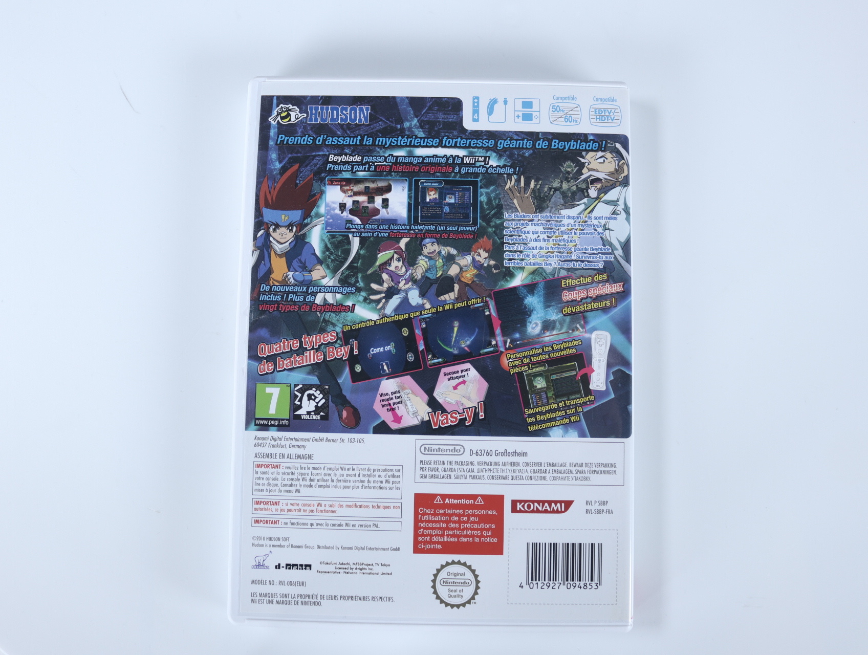 Wii - Beyblade: Metal Fusion – Battle Fortress - productfoto 2